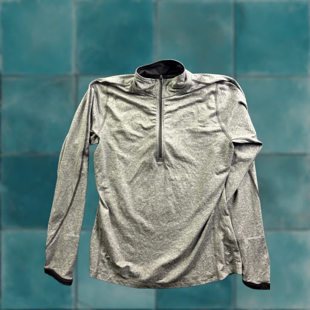 Nike Nike Dri-FIT Element Pullover Mens M Gray 1/4 Zip Long Sleeve Running Top Size US M / EU 48-50 / 2 - 1 Thumbnail