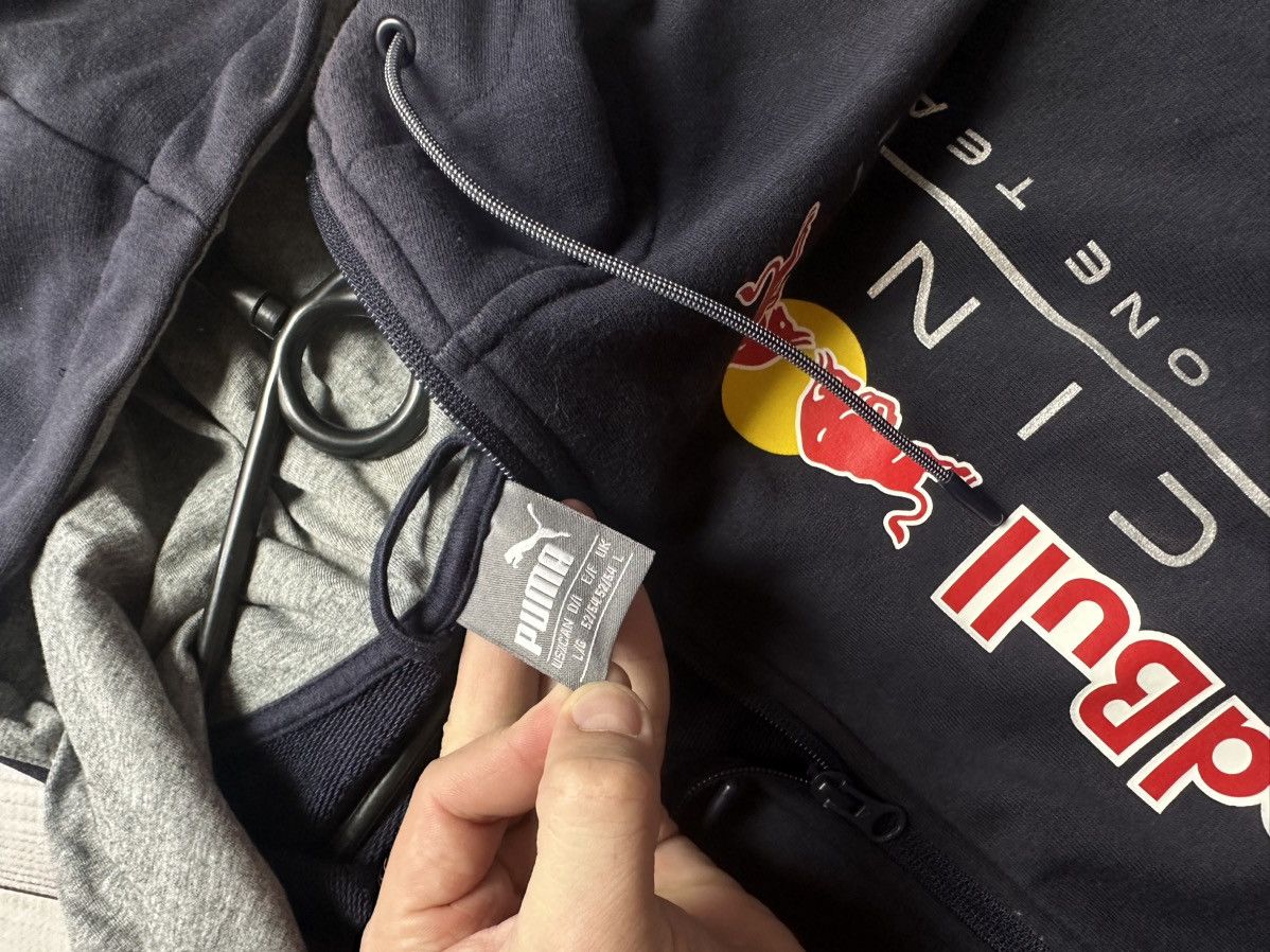 Puma × Vintage Vintage puma racing Red Bull zip hoodie size L Size US L / EU 52-54 / 3 - 7 Thumbnail