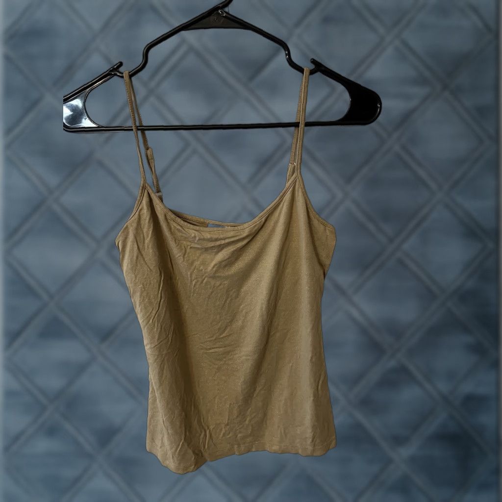 Vintage VINTAGE Loft Beige Tank Top Women's Size S Cotton GUC Size S / US 4 / IT 40 - 1 Thumbnail