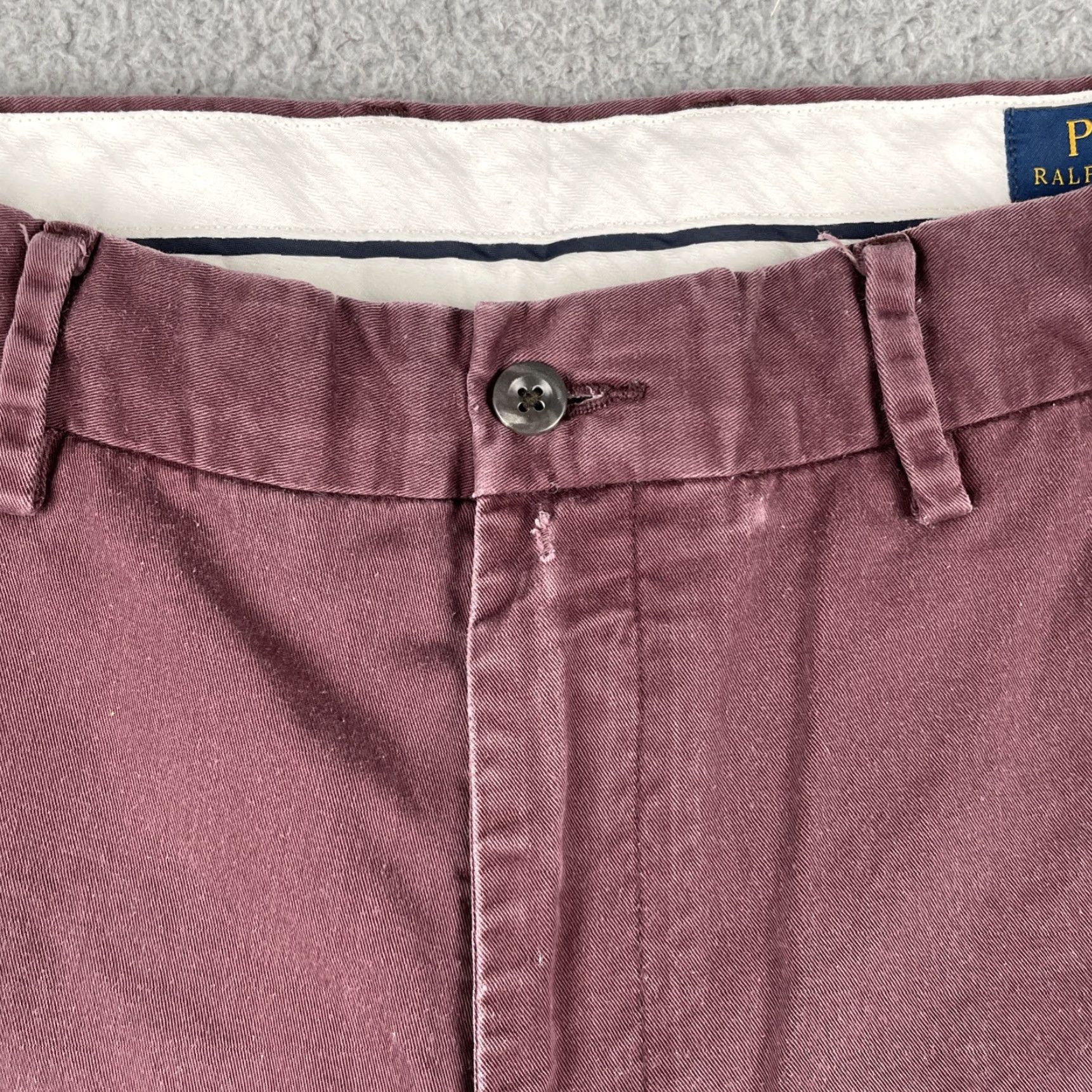 Polo Ralph Lauren VINTAGE Polo Ralph Lauren Stretch Classic Fit Pants Maroon Trousers 31w 25.5L Mens Chino Straight Easy Care Size US S / EU 44-46 / 1 - 3 Thumbnail