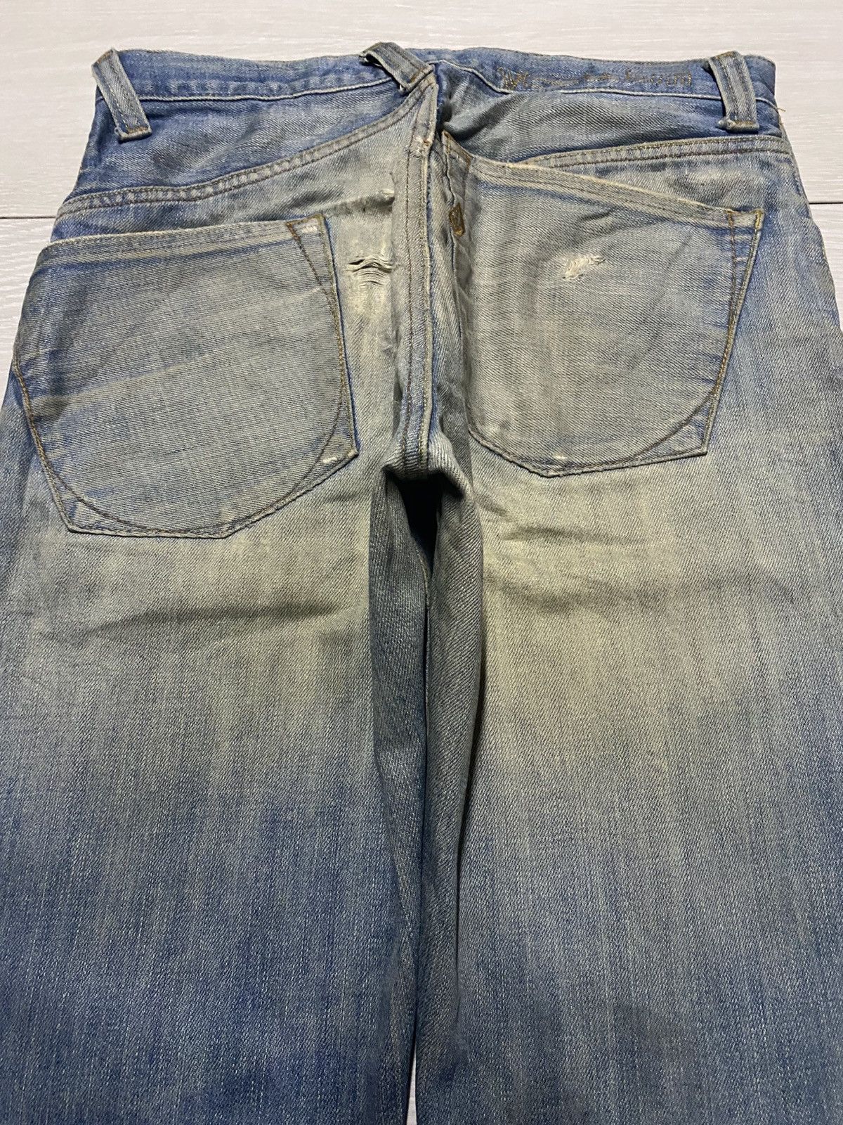 Volcom Vintae Volcom Crazy Mud Wash Distressed Baggy Jeans Size US 31 - 4 Thumbnail