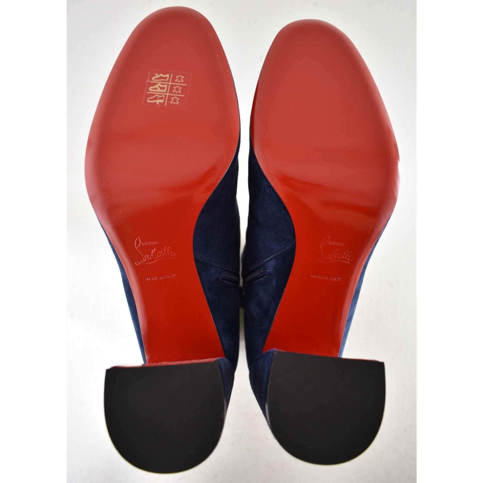 Christian Louboutin Christian Louboutin Turela 85 Zaffiro Blue Ankle Boot 38 Size US 8 / IT 38 - 13 Thumbnail