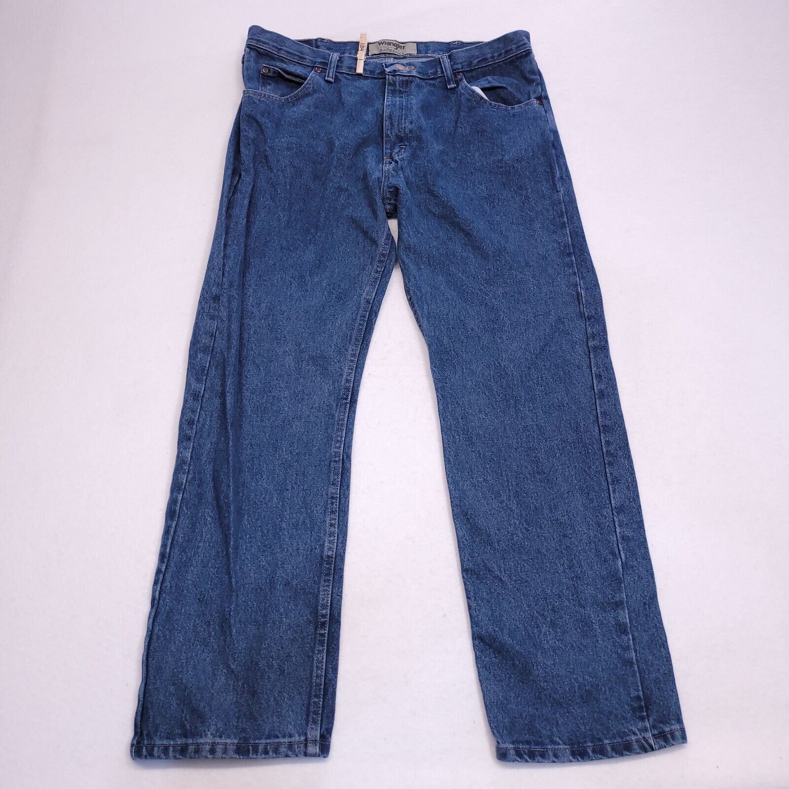 Wrangler Wrangler Authentics Denim Medium Wash Jeans Mens Size 36x30 Size US 36 / EU 52 - 2 Thumbnail