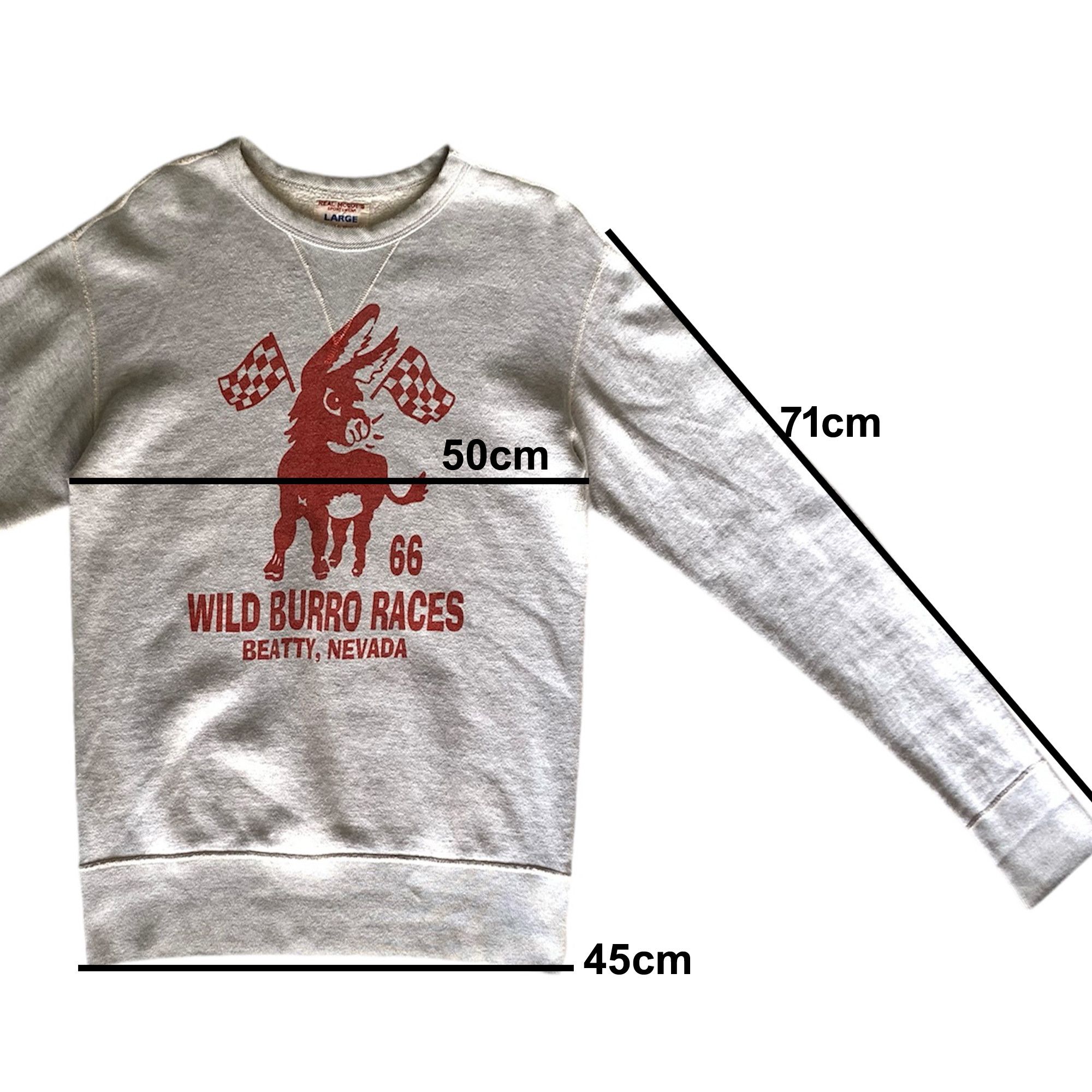 The Real McCoy's The real mccoys wild burro races long sleeve sweatshirt Size US L / EU 52-54 / 3 - 6 Thumbnail