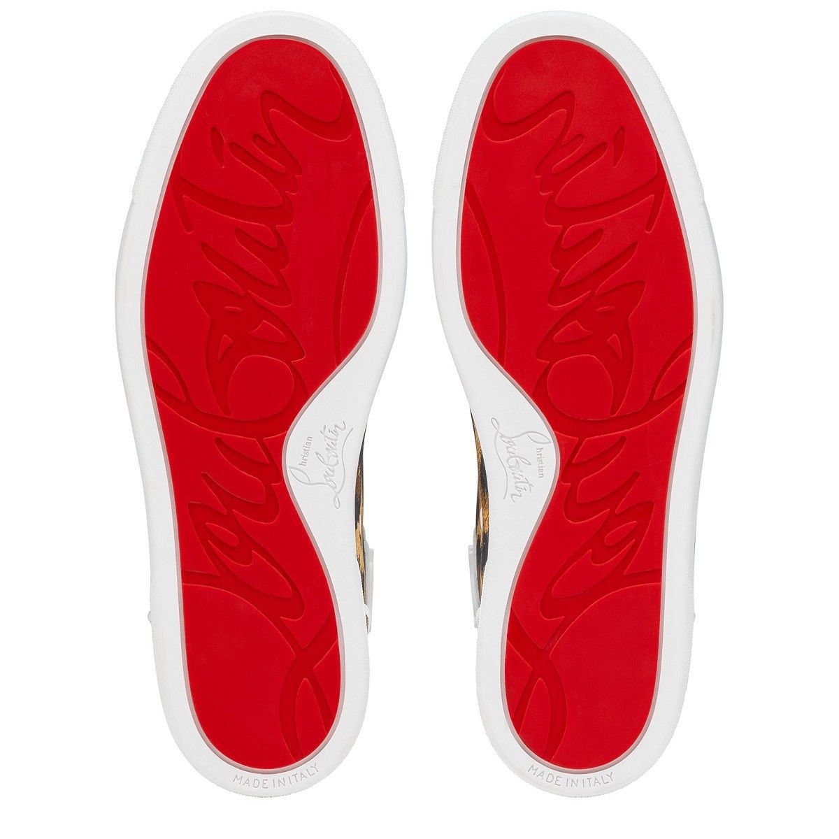 Christian Louboutin o1s1wg110924 Fun Louis Sneakers in Brown/White Size US 8 / IT 38 - 5 Thumbnail