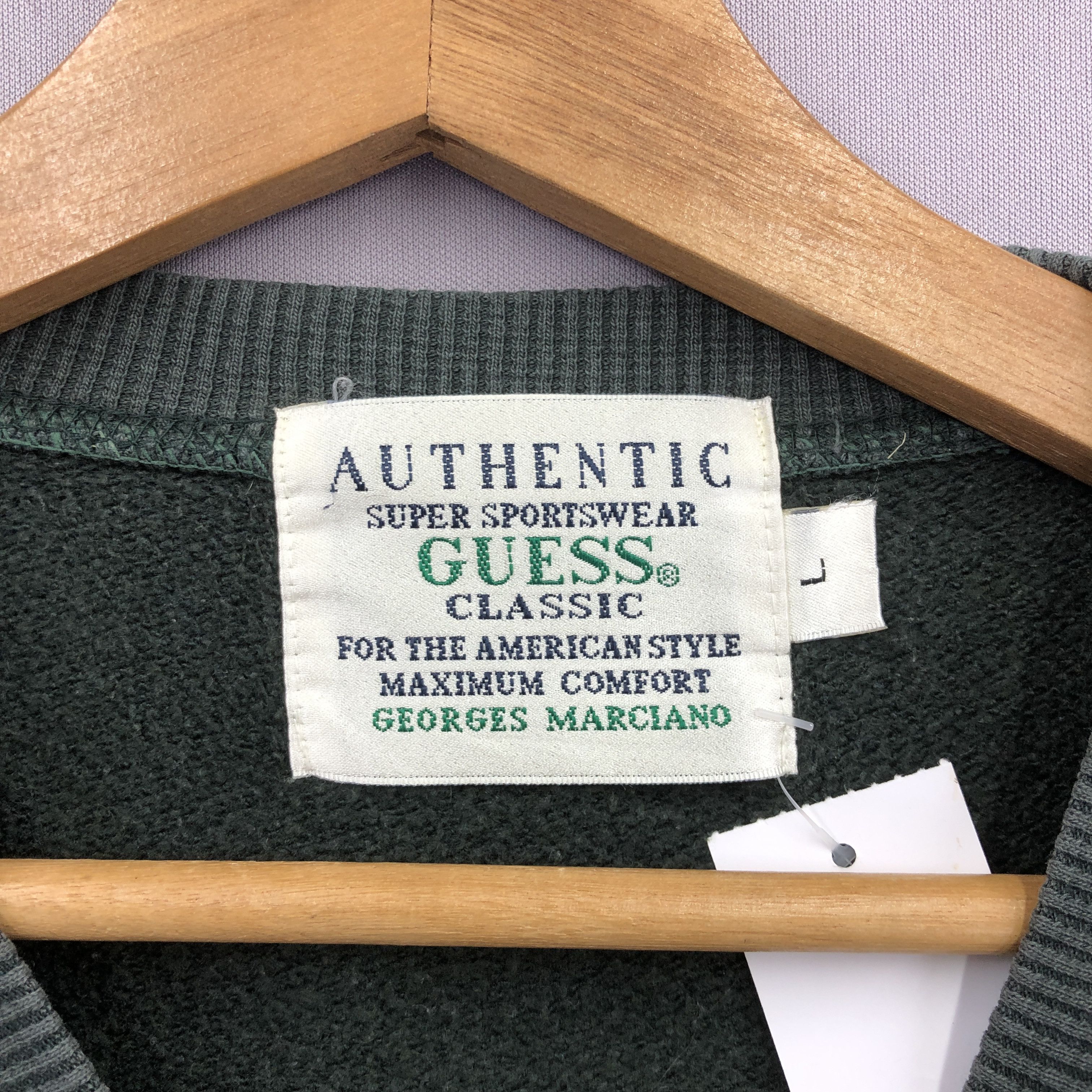 Guess × Vintage Vintage Guess Sweater Guess Sweatshirt Jumper Size US XL / EU 56 / 4 - 5 Thumbnail