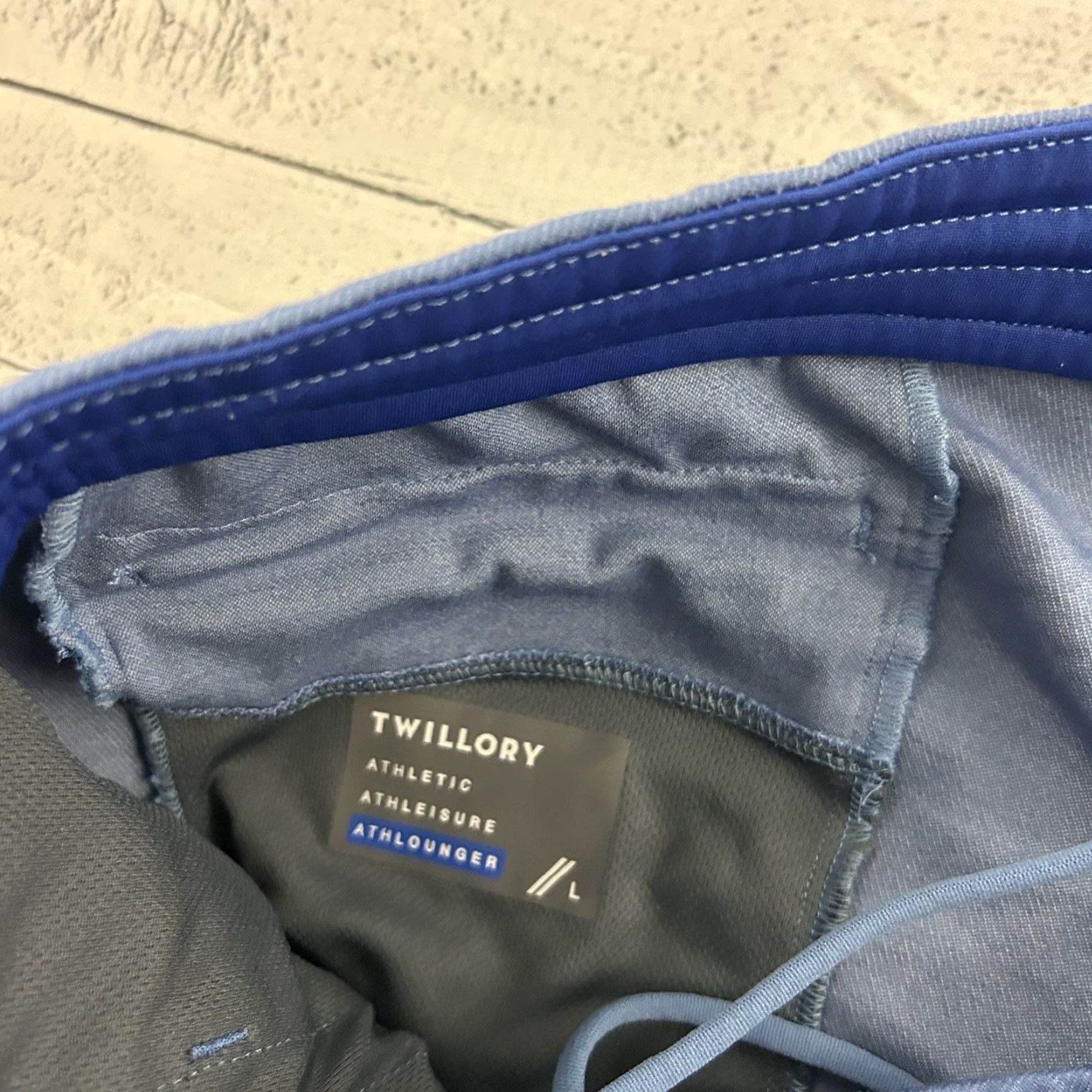 Vintage Twillory Athletic Jogger Pants Men's Large Blue - Athletic Fit - Pants - Brand: Twillory - Jogger - Athleisure - Blue - L - Men Size US 33 - 4 Thumbnail
