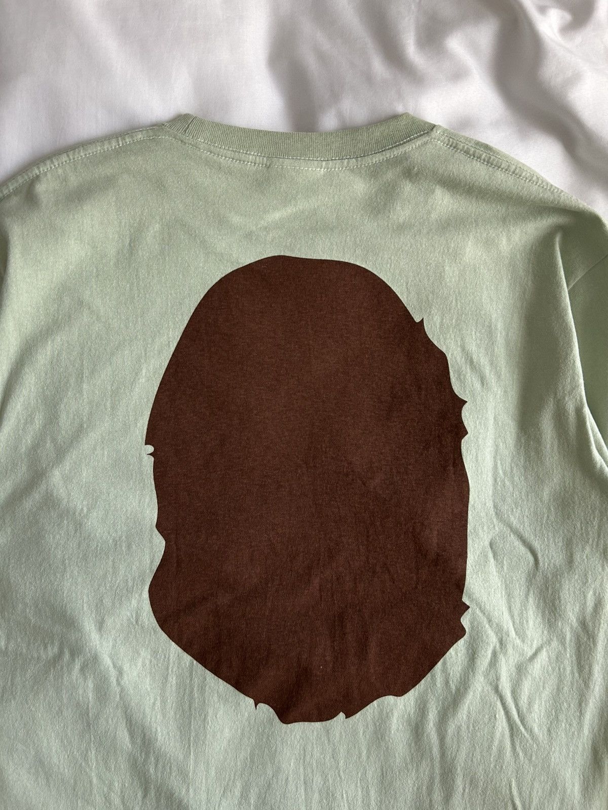 Bape Bape Big Ape Head Tee Green Single Stitch Japan Size US XL / EU 56 / 4 - 7 Thumbnail