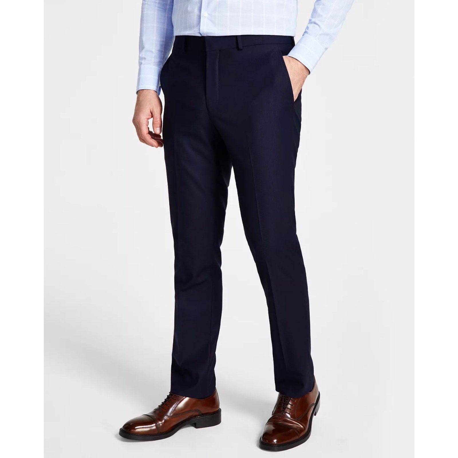 Kenneth Cole NWT Kenneth Cole Reaction Suit Pants, Navy, Mens 33W x 32L Size US 33 - 1 Thumbnail