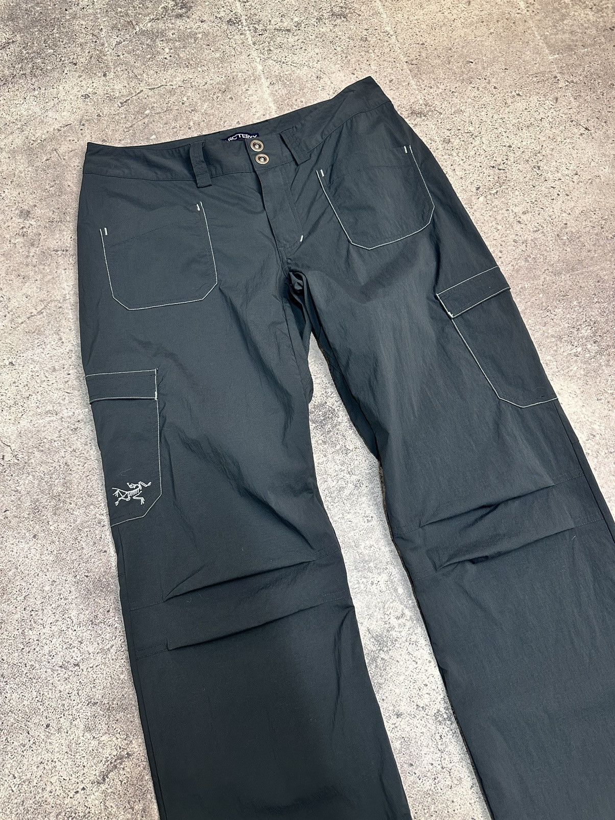Arc\'teryx tech shell pants cargo outdoor hiking style