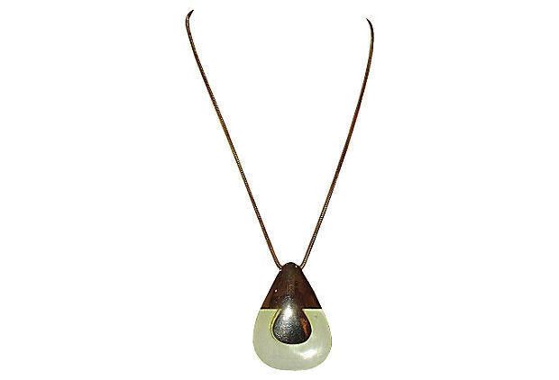 Lanvin Lanvin Lucite Modernist Necklace Size ONE SIZE - 2 Thumbnail