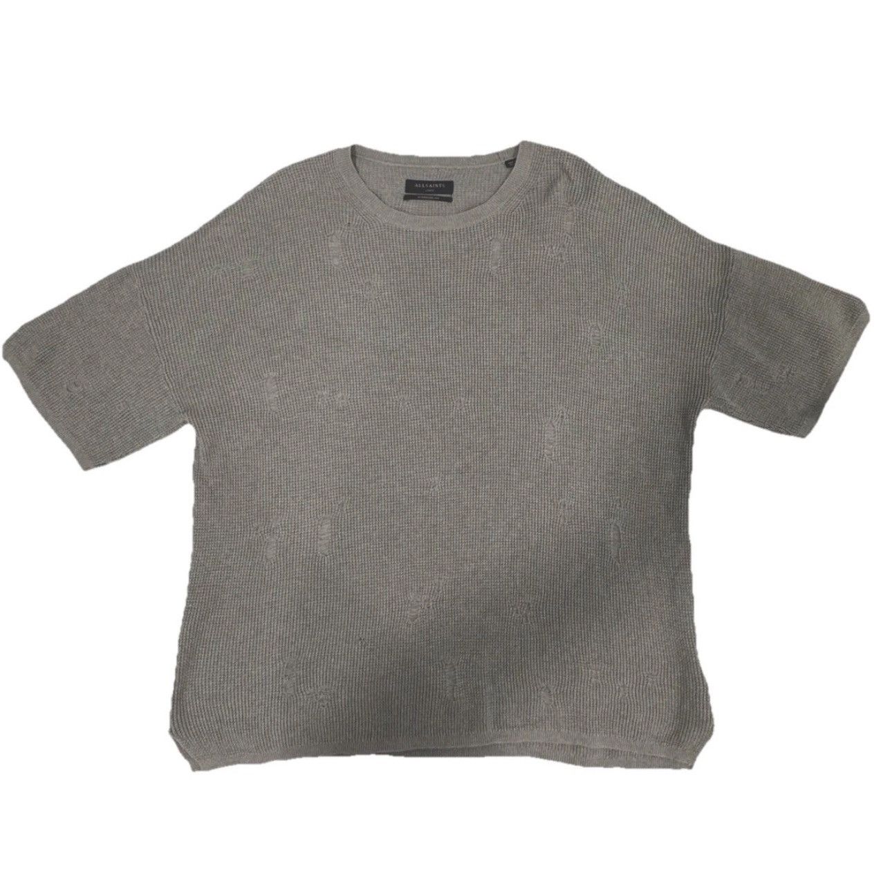 Allsaints ALLSAINTS FORRAM SS CREW Short Sleeve Sweater Oversized Size US L / EU 52-54 / 3 - 1 Thumbnail