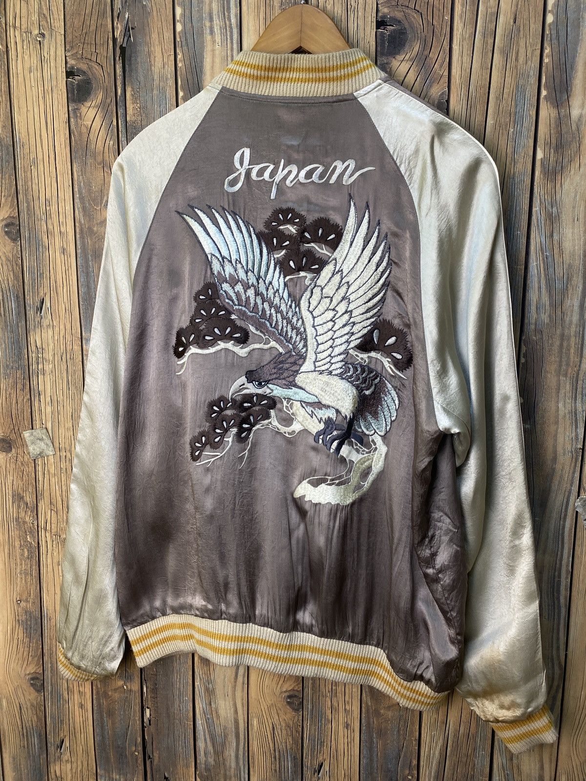 Takeo Kikuchi Vintage Takeo kikuchi Sukajan Eagle Bomber Jacket Size US S / EU 44-46 / 1 - 2 Thumbnail