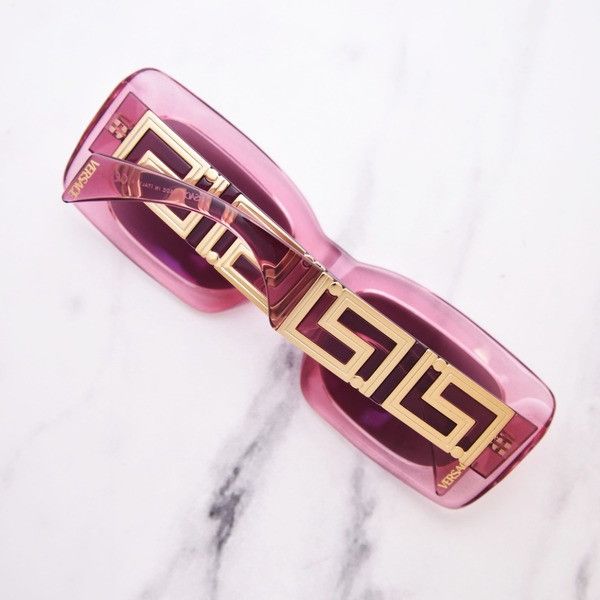 Versace NEW VERSACE VE4444U-5355AK-54 TRANSPARENT PINK Size ONE SIZE - 5 Thumbnail