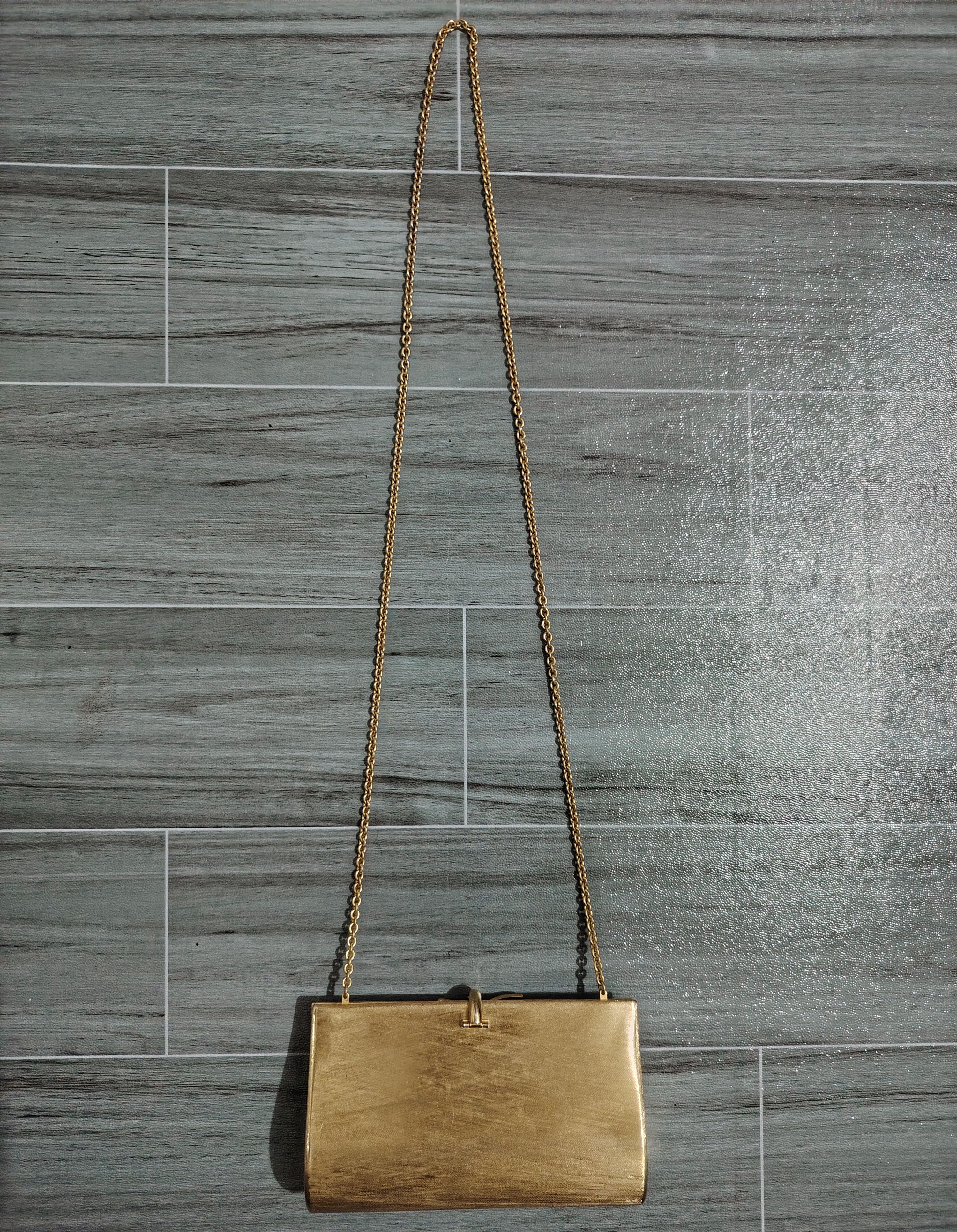 Other RODO - Vintage - Brushed Gold Metal Clutch Size ONE SIZE - 8 Thumbnail