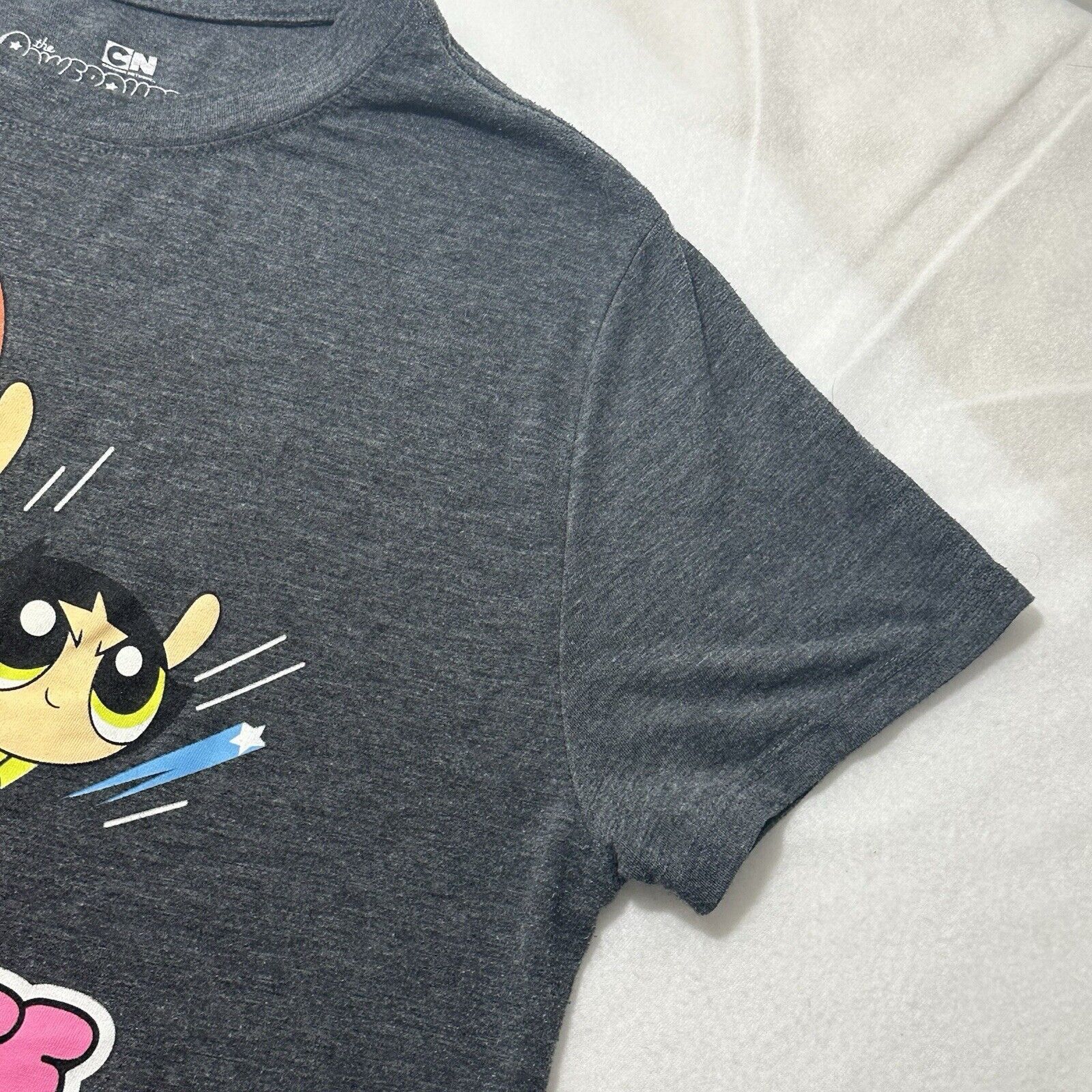 Cartoon Network Cartoon Network Powerpuff Girls XXL Gray Graphic T Shirt Size XXL / US 16-18 / IT 52-54 - 5 Thumbnail