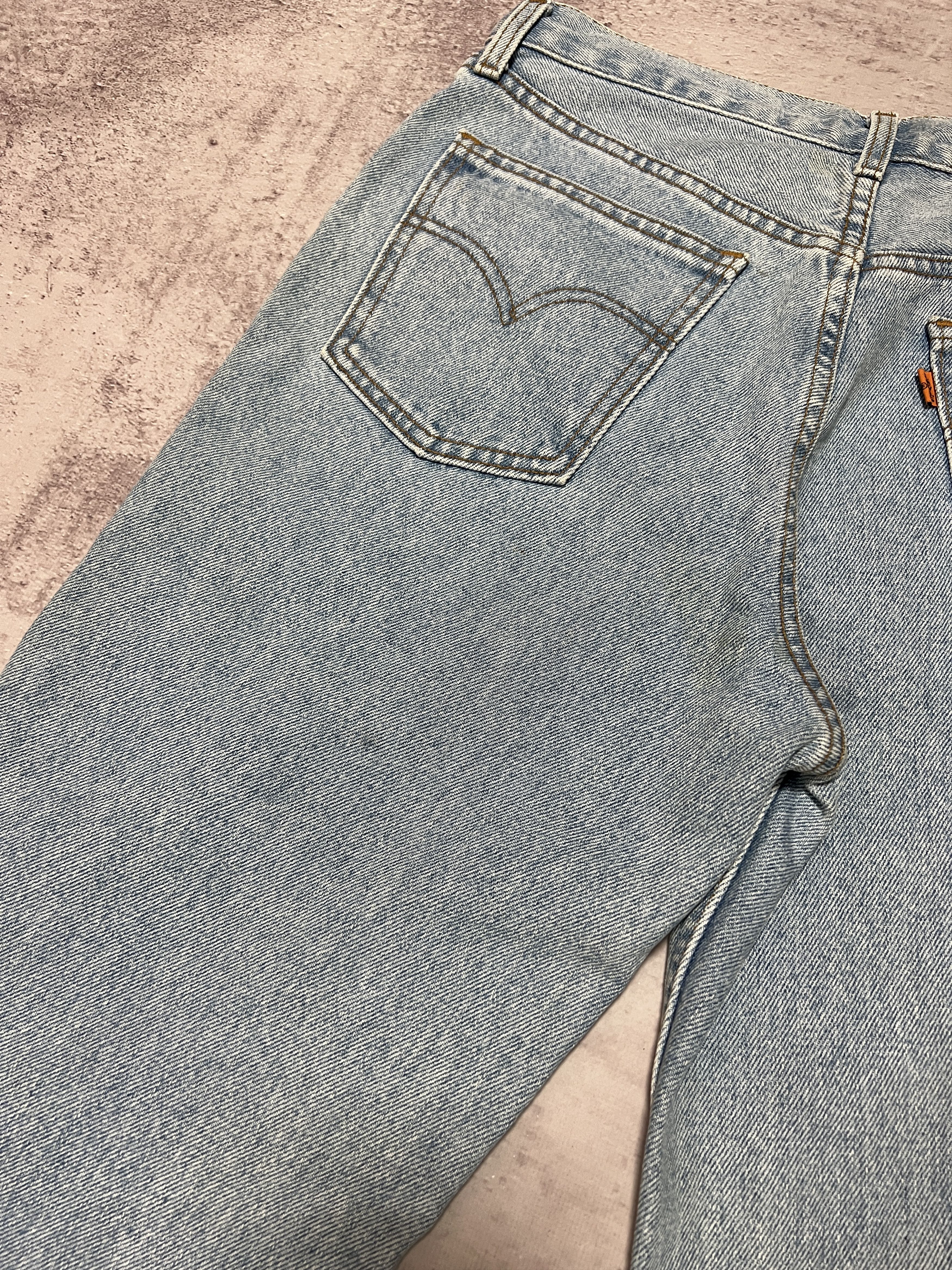 Levi's Vintage 90s Levis 630 Washed Denim Jeans size W32 L32 Size 32" / US 10 / IT 46 - 10 Thumbnail