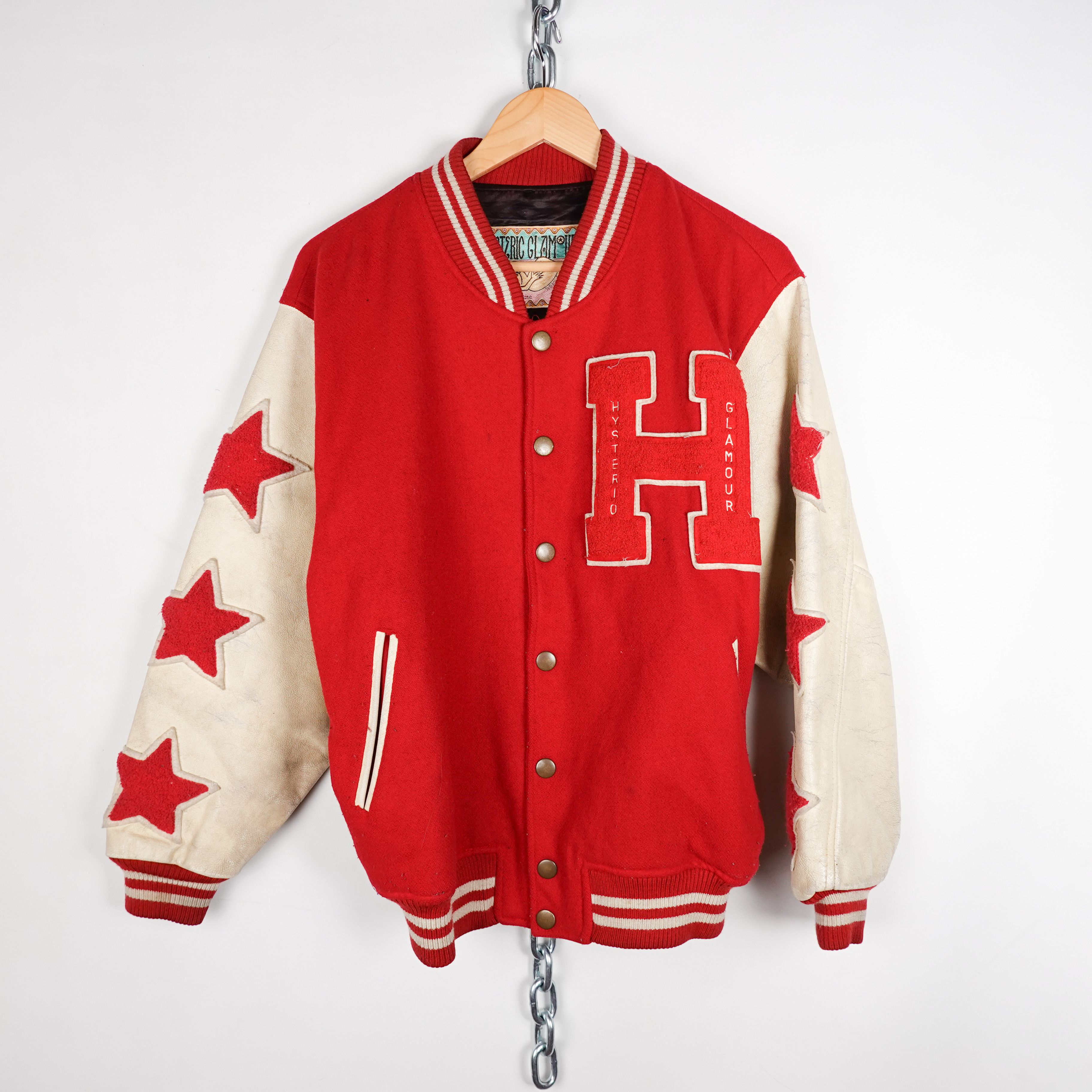 Hysteric Glamour Hysteric Glamour Toy Robot Letterman Jacket - Size L Size US L / EU 52-54 / 3 - 3 Thumbnail