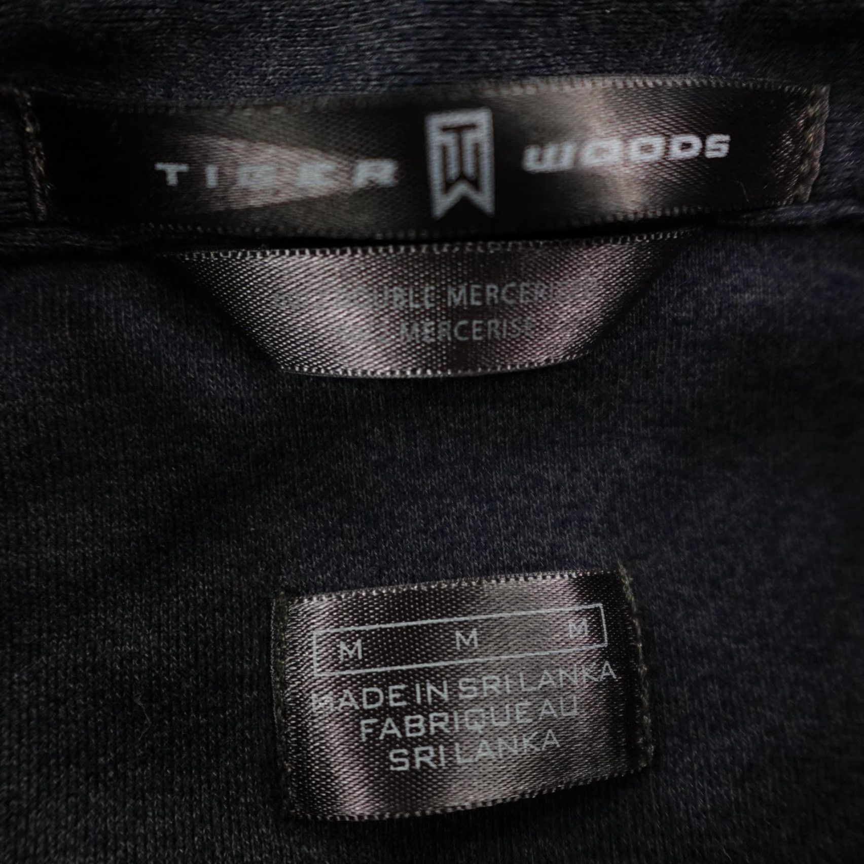 Vintage Nike Tiger Woods Shirt Mens Medium Charcoal Gray Performance Golf Button Up Camp Shirt Size US M / EU 48-50 / 2 - 7 Thumbnail