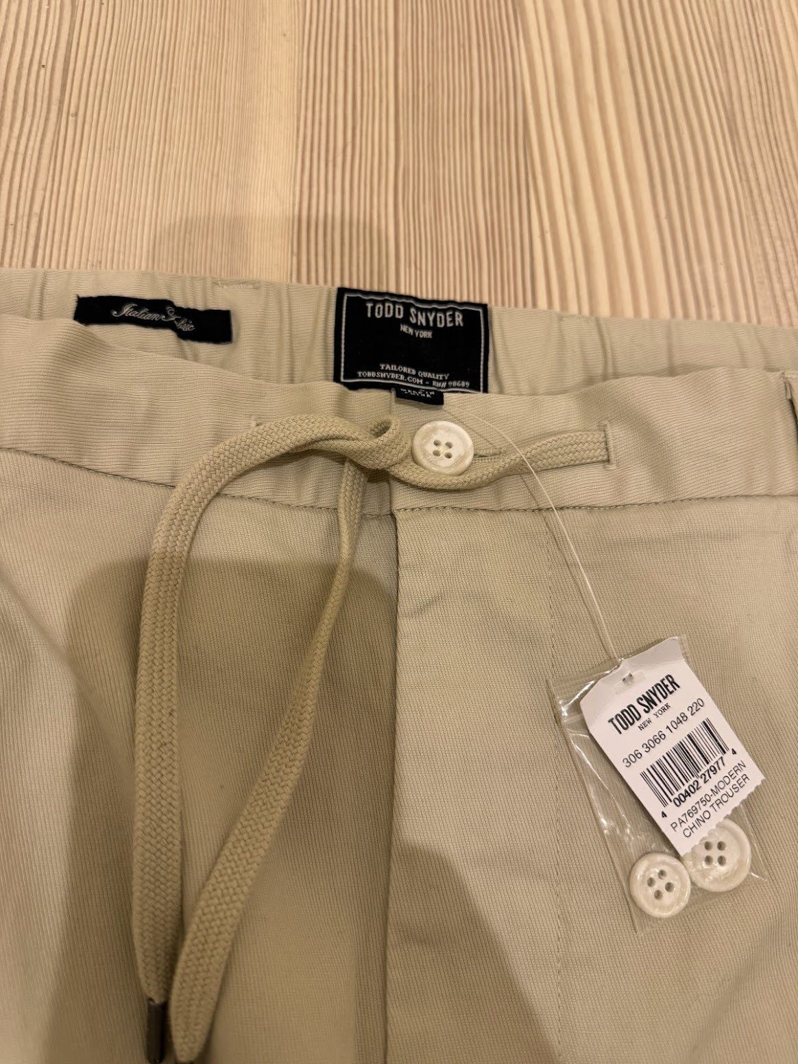 Todd Snyder Modern Chino Trouser in Sand Dollar Size US 36 / EU 52 - 2 Thumbnail