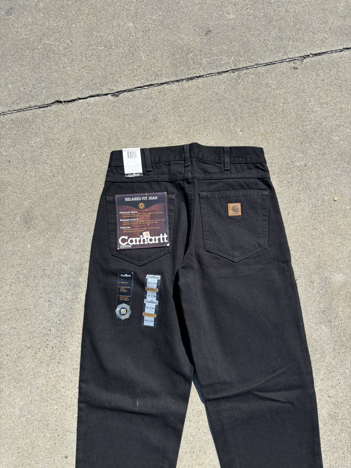 Carhartt Vintage Brand New Black Carpenter Carhartt Pants Size US 32 / EU 48 - 4 Thumbnail