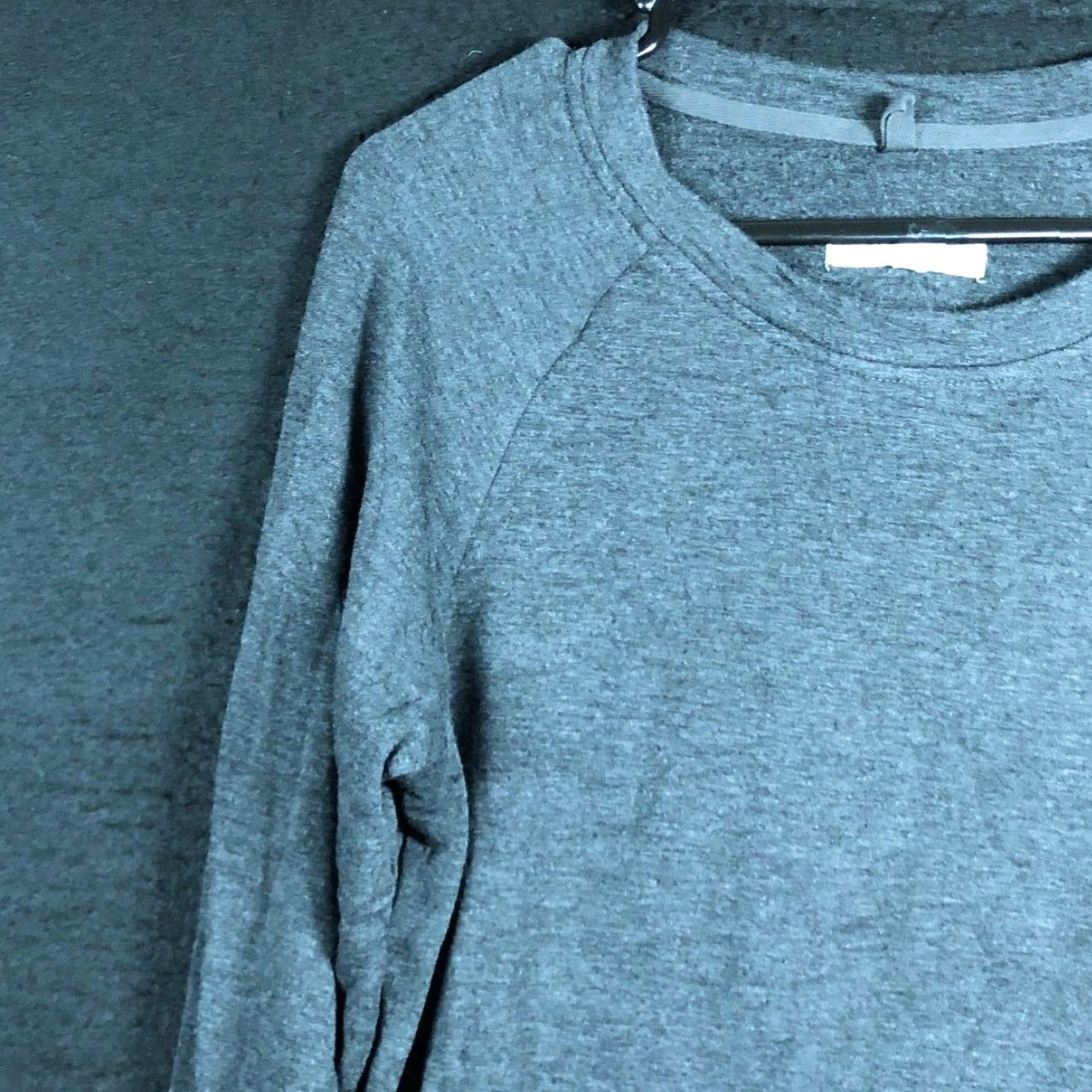 Lou & Grey Lou & Grey of Loft Womens Shirt Charcoal Crew Neck Long Sleeve Soft Stretch S Size S / US 4 / IT 40 - 4 Thumbnail