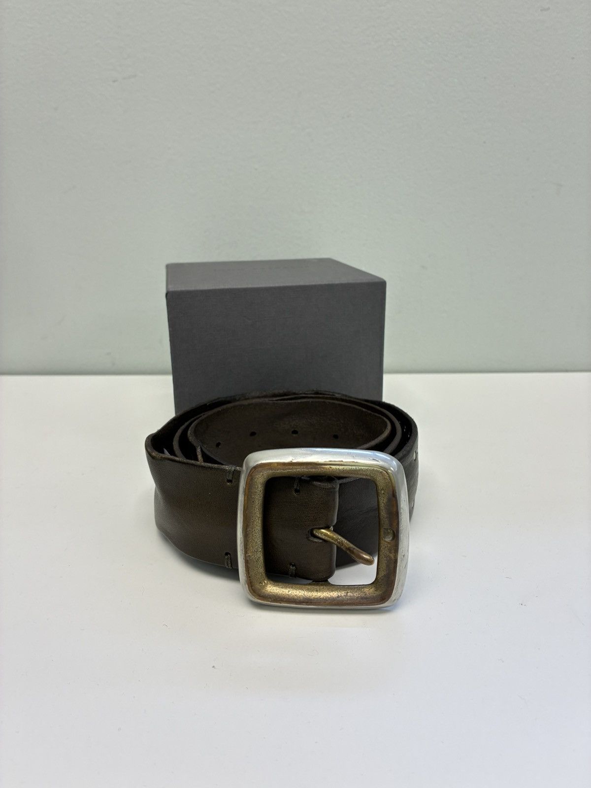 John Varvatos Doyer Studded Belt 34 Size 34 - 4 Thumbnail