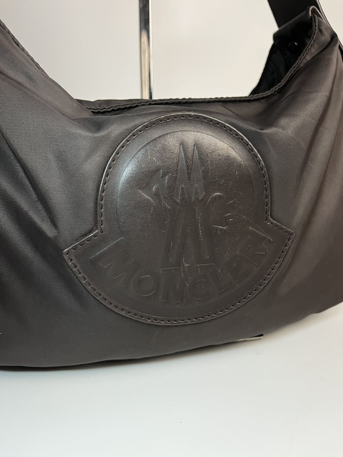 Moncler Moncler 2006 Nylon Shoulder Bag in Brown Size ONE SIZE - 5 Thumbnail