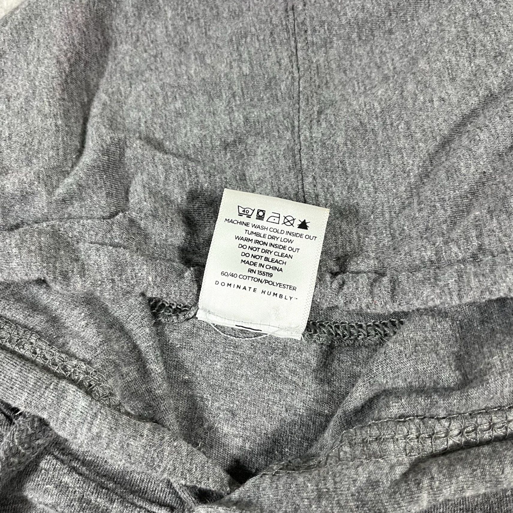 Vintage Barbell Brigade Hoodie Mens M Gray Dominate Humbly Workout Gym Lightweight Size US M / EU 48-50 / 2 - 3 Thumbnail