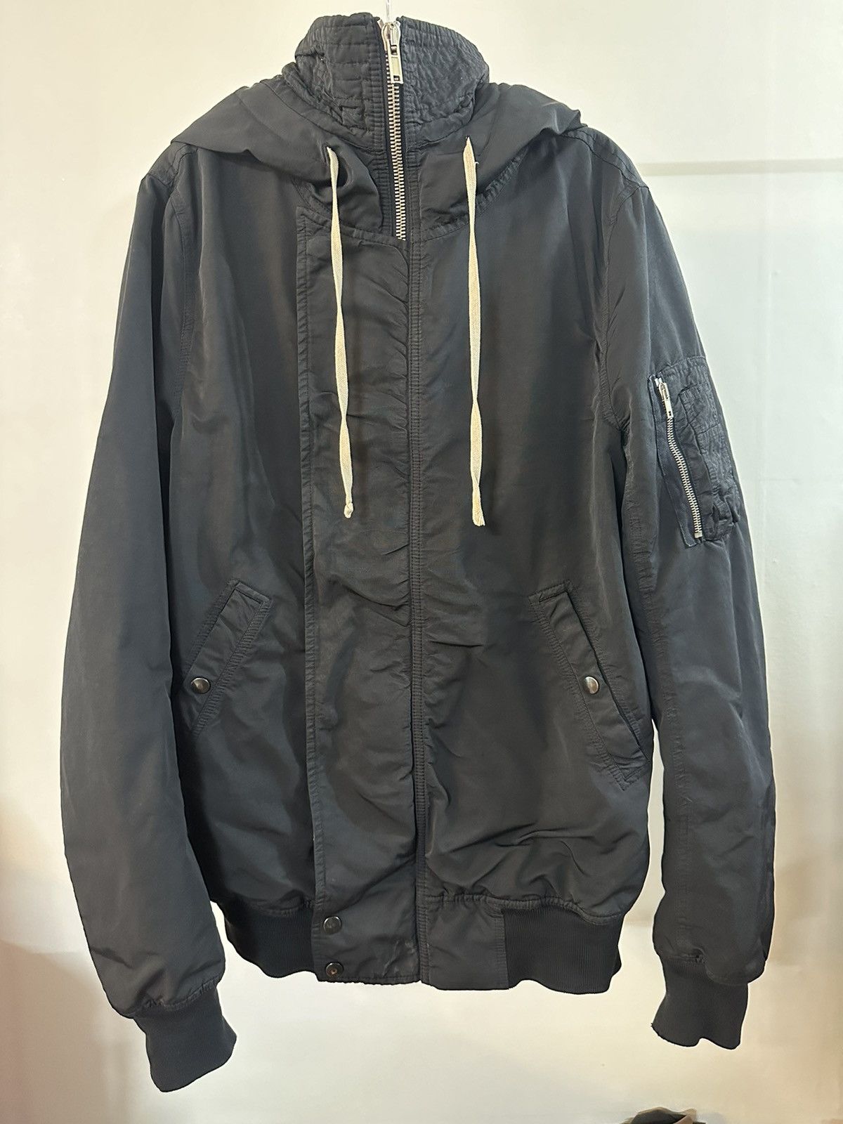 Rick Owens Rick Owens Hooded Exploder Bomber | Grailed