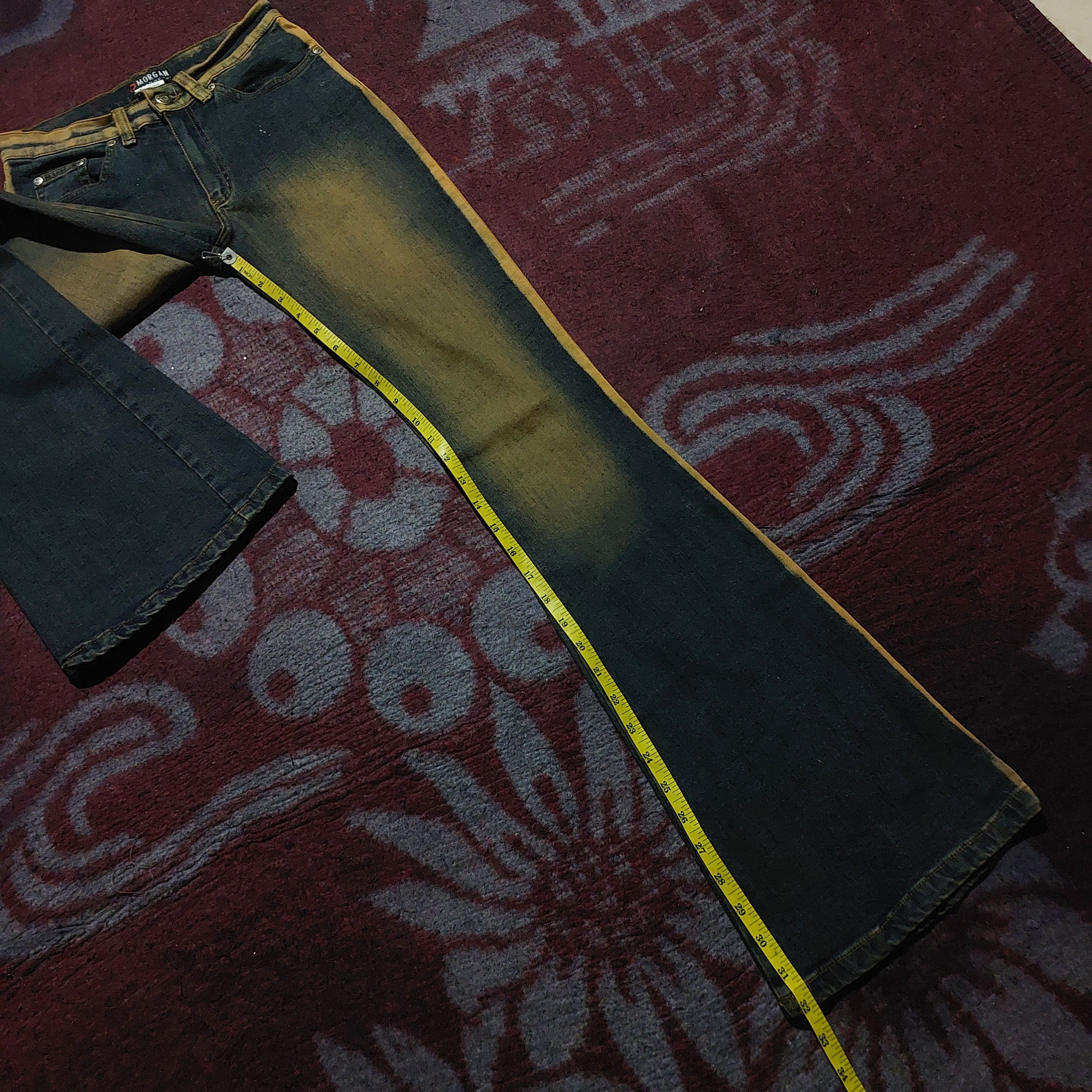 Morgan De Toi Morgan De Toi stripe side mud wash flared jeans Size 24" / US 00 / IT 34 - 16 Thumbnail