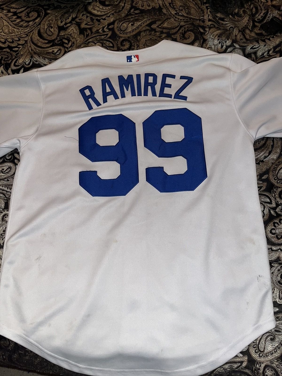 Majestic Dodger away jersey manny Ramirez 2008 Grailed