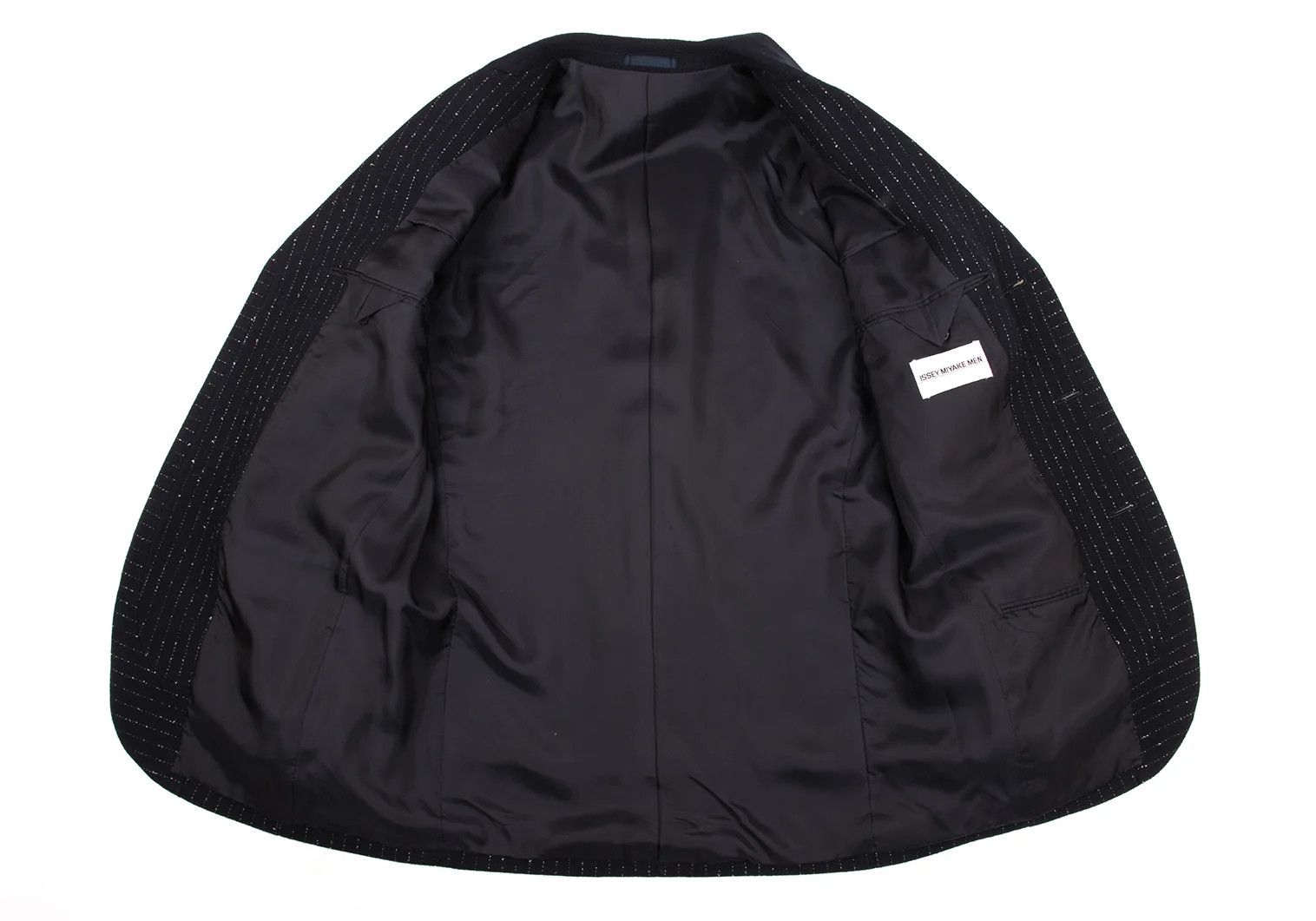 Issey Miyake Wool Design Set-Up in Navy, Size XL Size US 38 / EU 54 - 8 Thumbnail