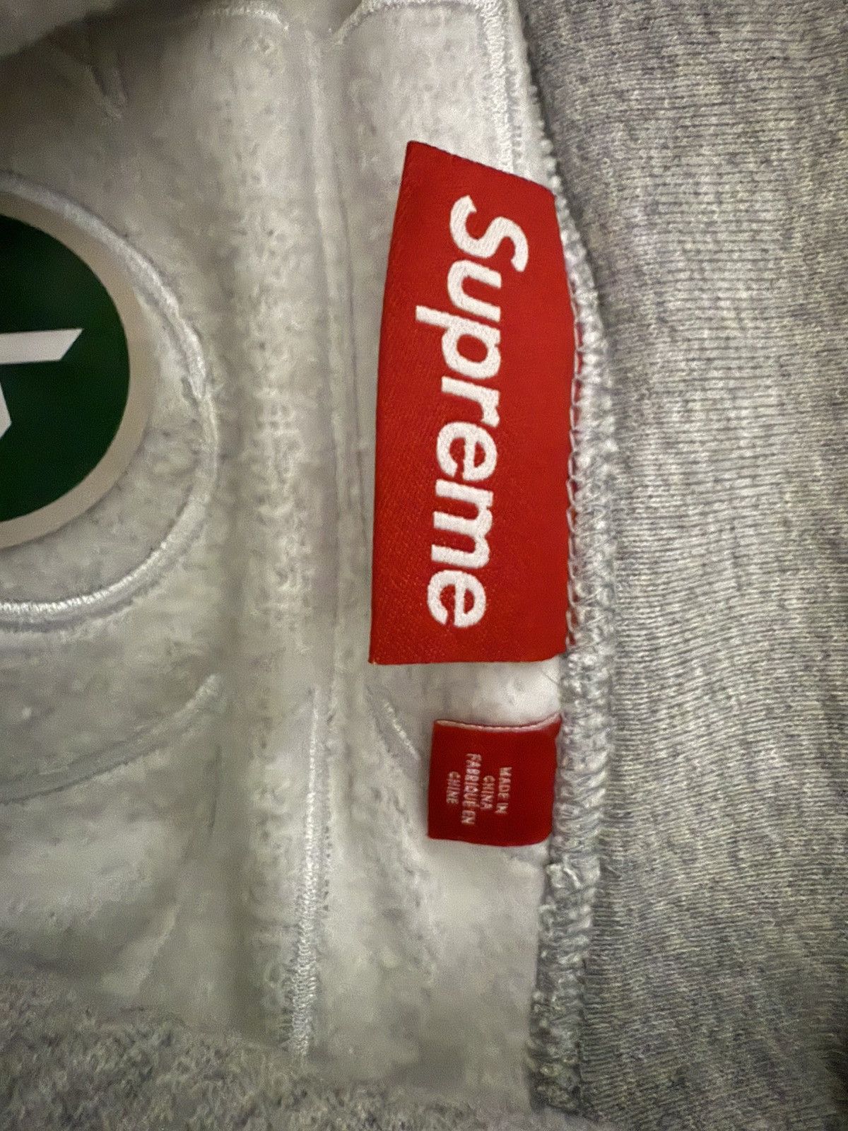 Supreme Supreme Satin Applique Sweatsuit FW24 Heather Grey Size US XL / EU 56 / 4 - 8 Thumbnail