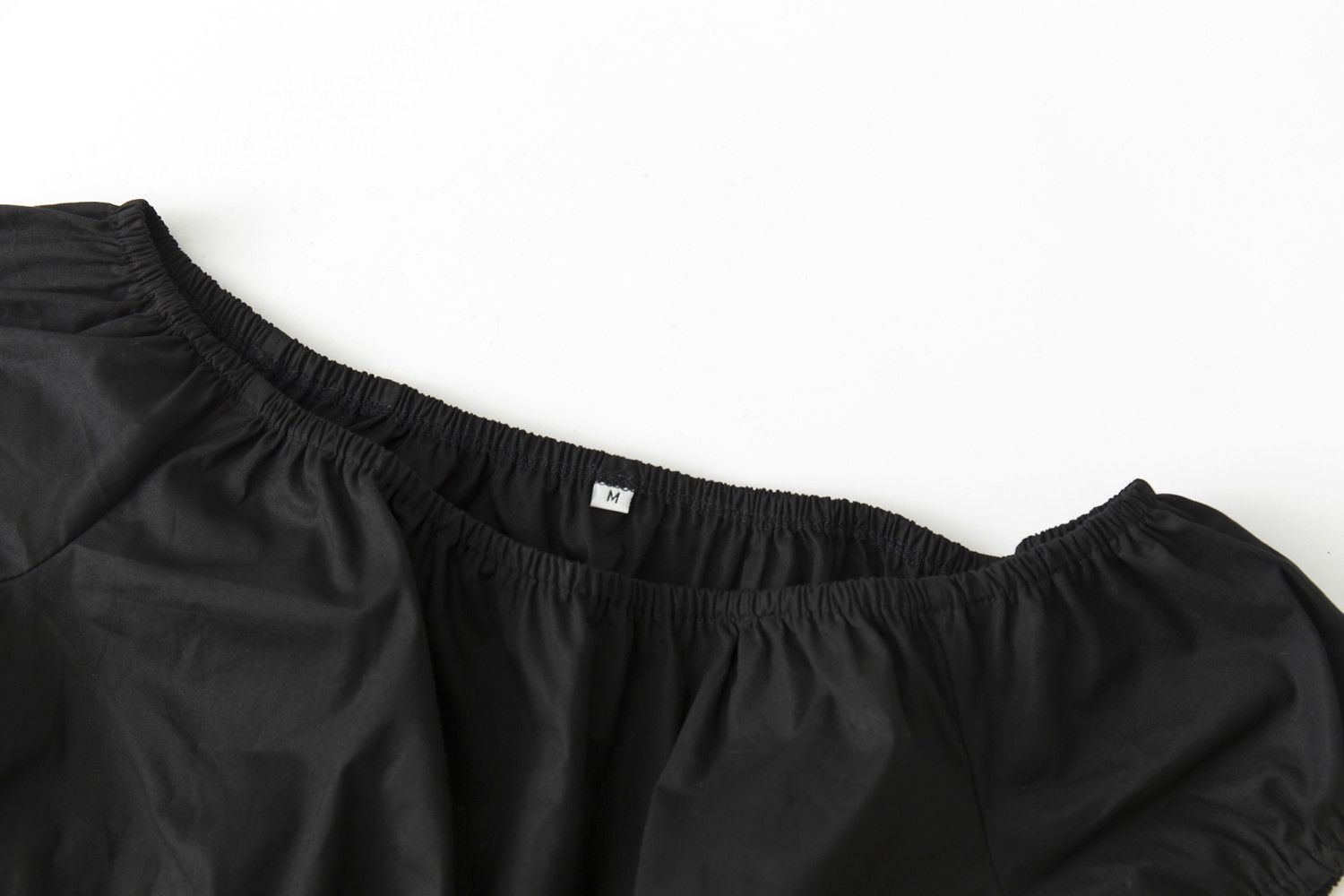 Other Women's Crop Off Shoulder Cute Tops Black Size L / US 10 / IT 46 - 2 Thumbnail