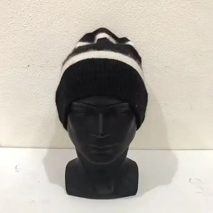 Japanese Brand × Uniqlo Japanese Brand Uniqlo Stripe Jail Beanie Hat Size ONE SIZE - 3 Thumbnail