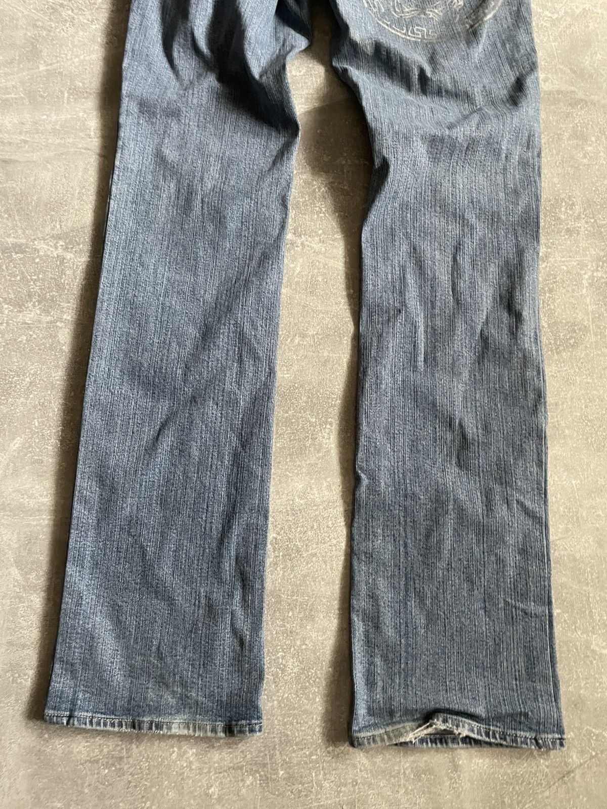 Versace Vintage Versace Jeans Couture Faded Denim Jeans jellyfish Size 31" - 4 Thumbnail