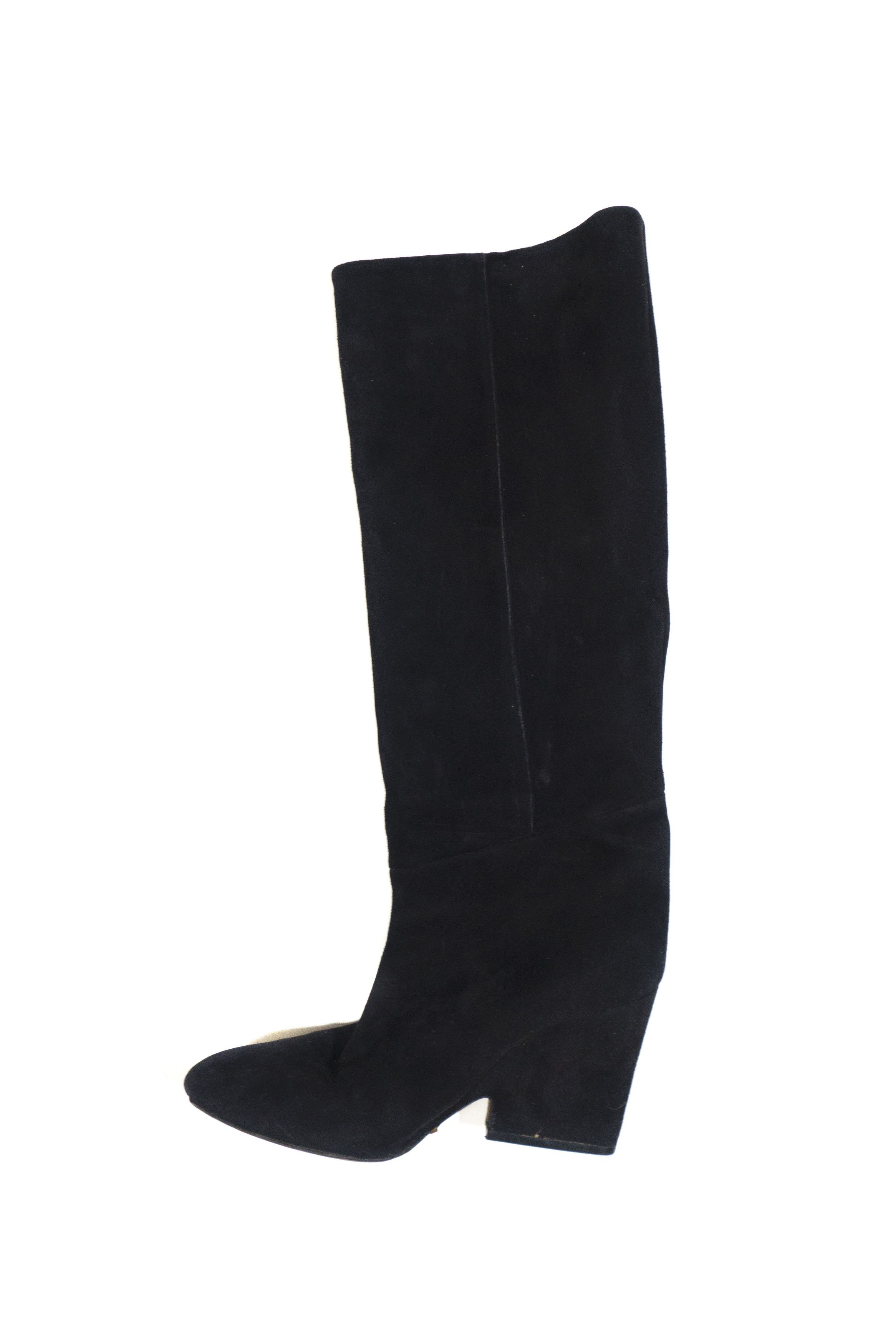 Jimmy Choo Suede High Knee Boots Size US 7 / IT 37 - 3 Thumbnail