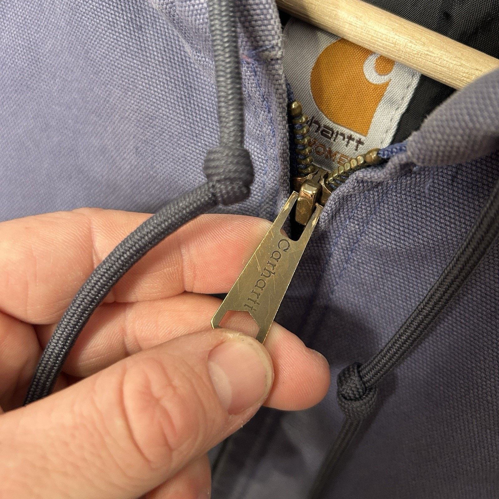 Carhartt Carhartt Quilted Hooded Active Jacket “Periwinkle” 100057 Size L / US 10 / IT 46 - 10 Thumbnail