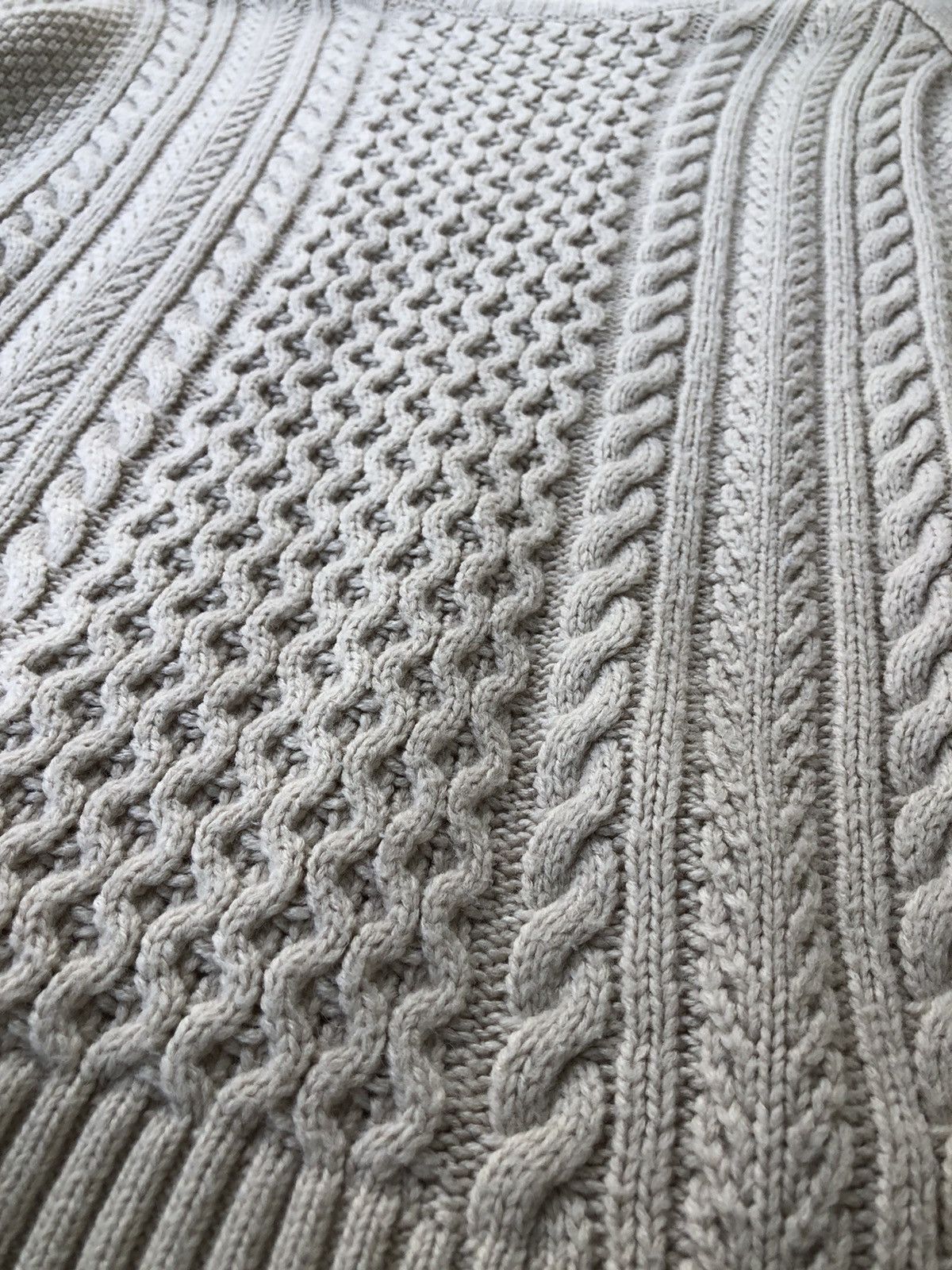 Aran Isles Knitwear × Designer × Homespun Knitwear GU Button Gold High Neck Knit Sweater Pullover Size US XL / EU 56 / 4 - 8 Thumbnail