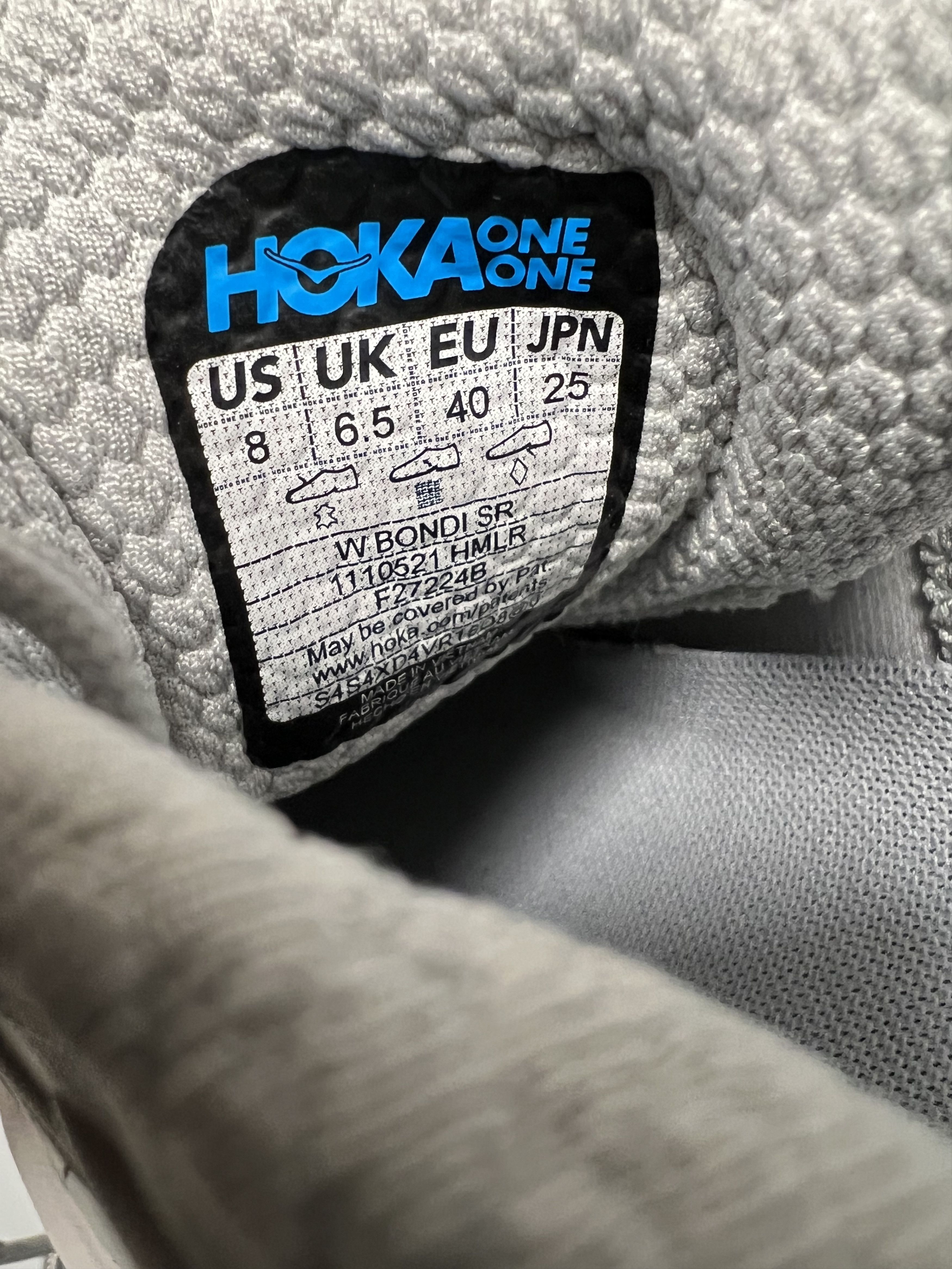 Hoka Hoka Bondi SR Running Shoes Walking Gym Training Size US 8 / IT 38 - 9 Thumbnail