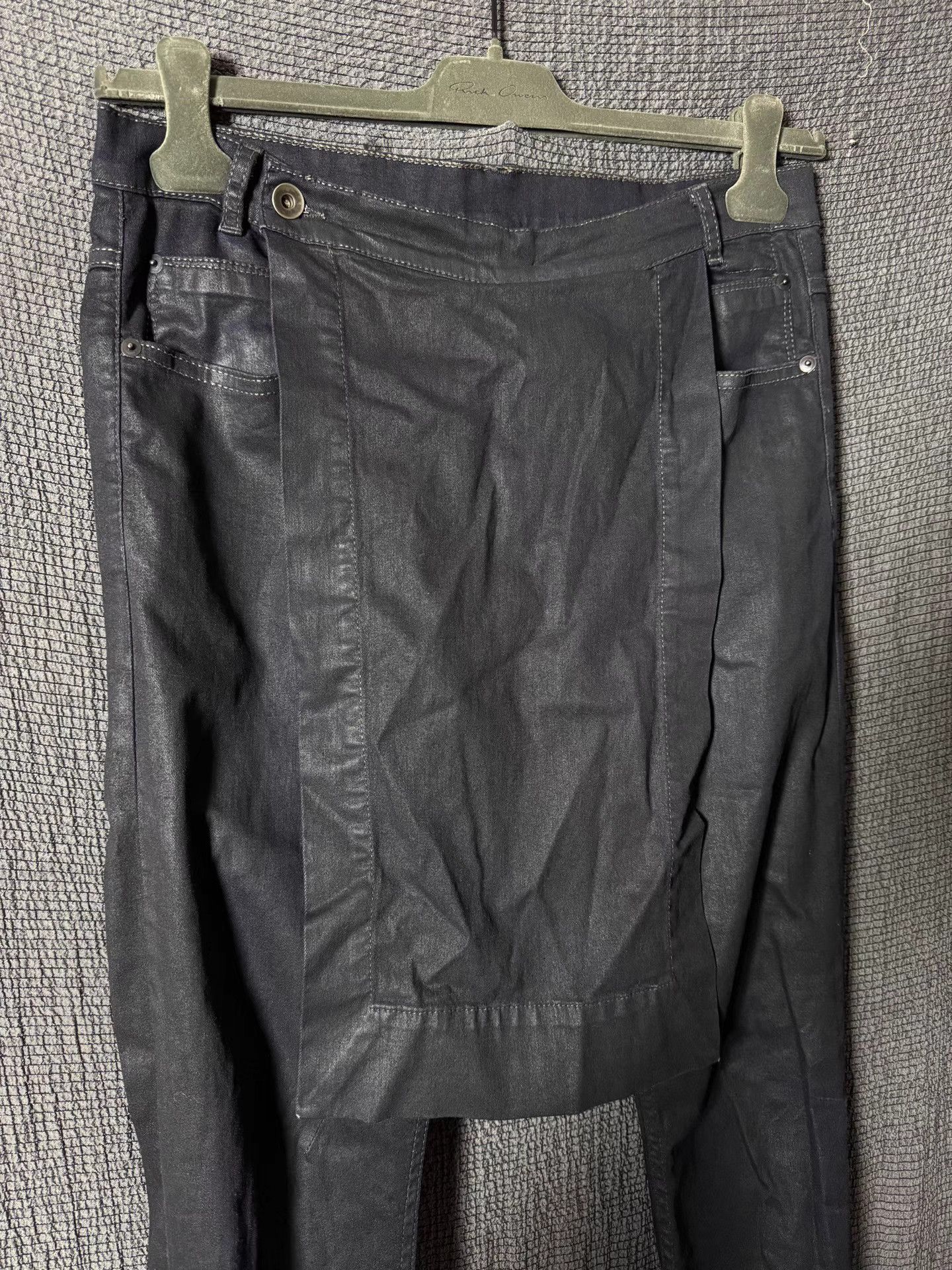 Rick Owens Rick Owens 14SS waxed sarong pants Size US 32 / EU 48 - 4 Thumbnail