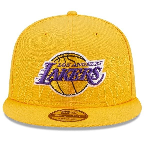 NBA New Los Angeles Lakers New Era Gold 2023 NBA Draft 9FIFTY Sn Size ONE SIZE - 10 Thumbnail