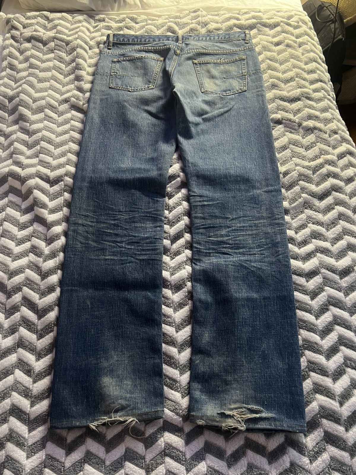 Dior Dior Homme SS03 Clawmark Jeans Hedi Slimane Luster Denim Size US 32 / EU 48 - 2 Thumbnail
