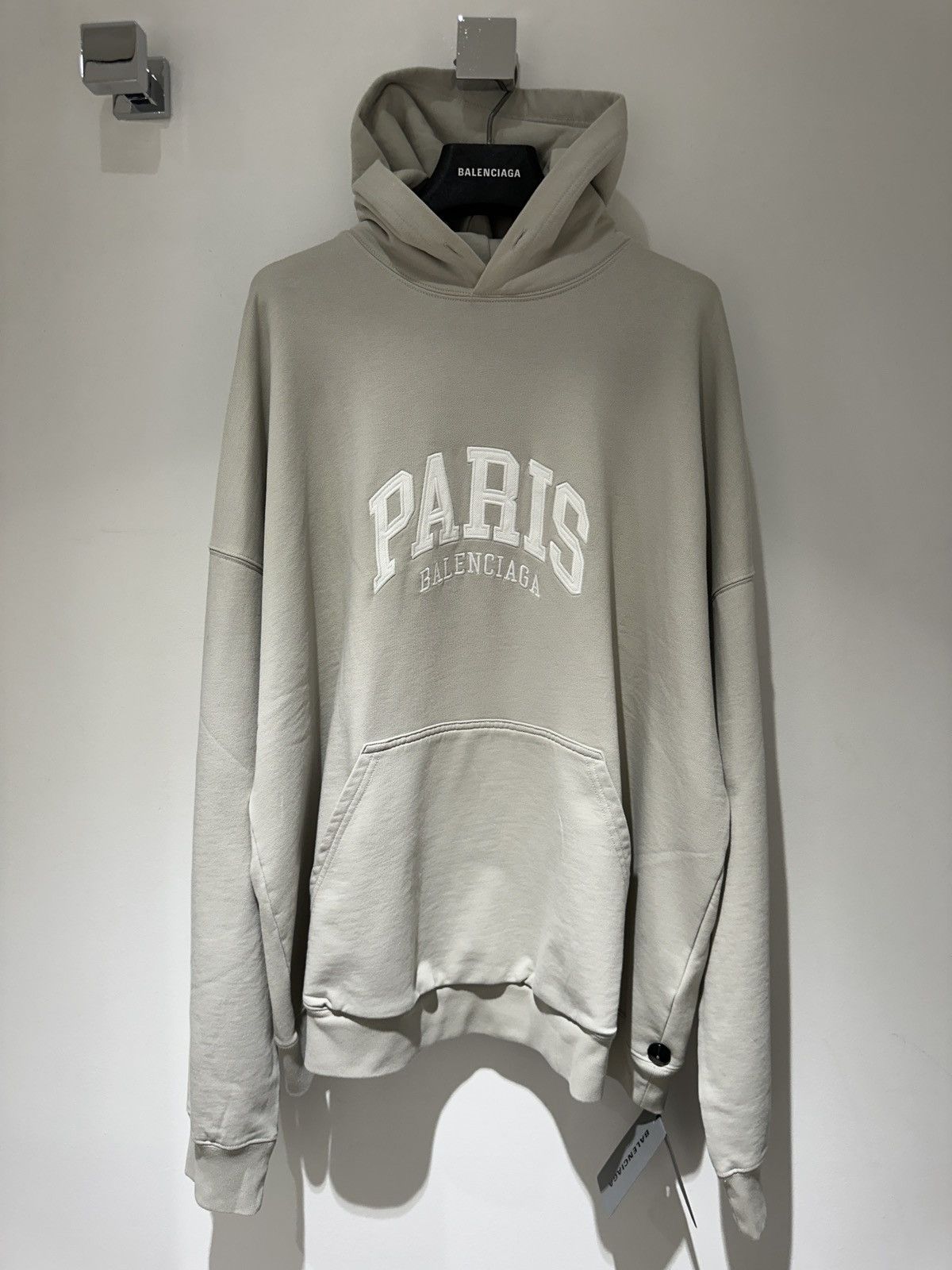 Balenciaga Balenciaga College Print Hoodie Size US XXL / EU 58 / 5 - 1 Thumbnail