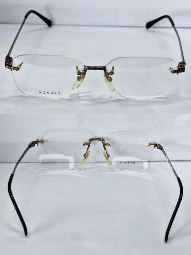 Vintage Charmant Axia 658 HOYA Excellence Titan Rimless Frame Japan Size ONE SIZE - 5 Thumbnail
