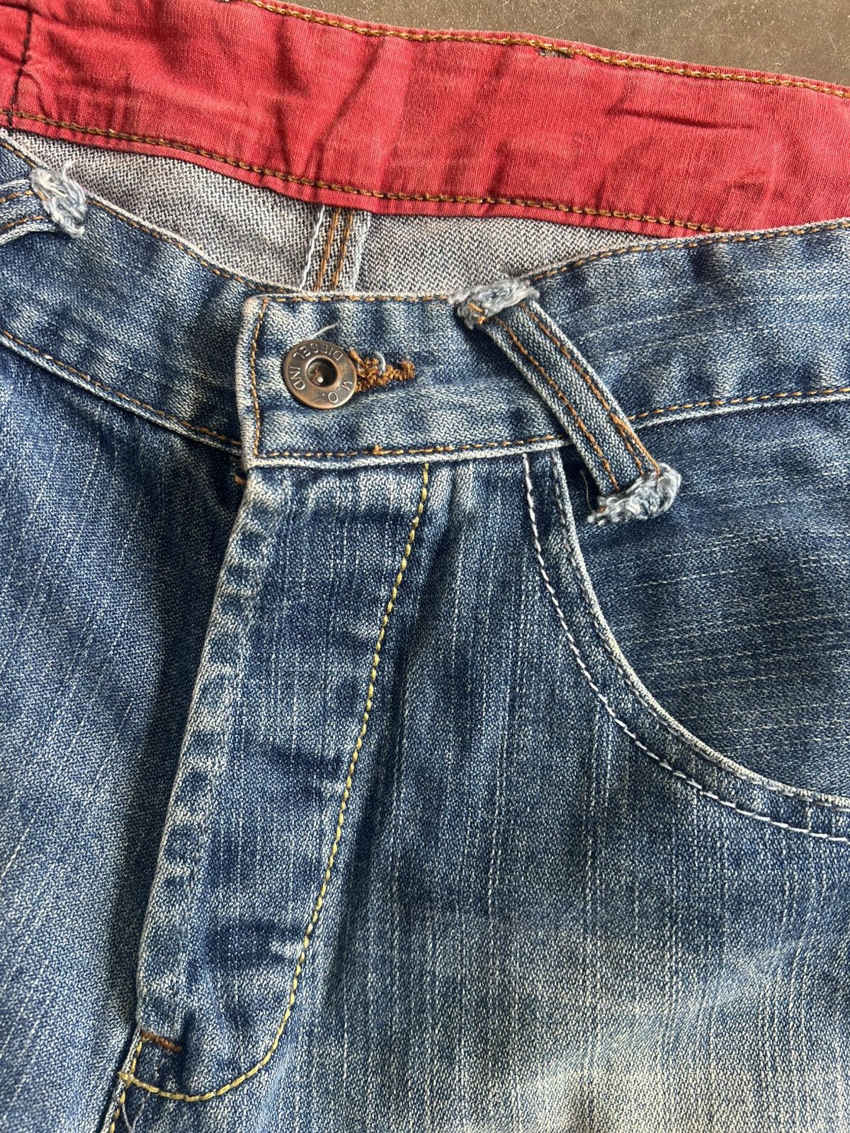 Diesel Vintage Diesel Punk Distressed Style Flared Jeans Size US 31 - 8 Thumbnail