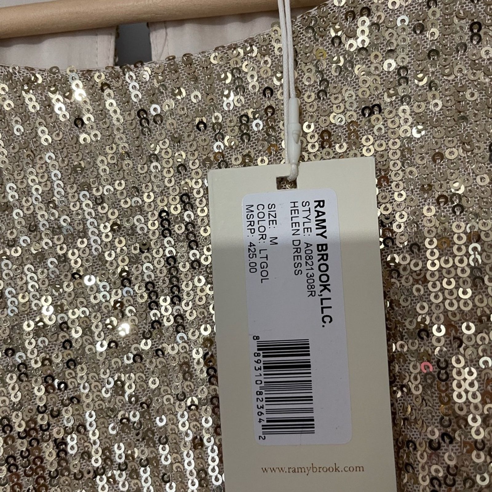 Ramy Brook Ramy brook gold sequin dress gorgeous!! Size M / US 6-8 / IT 42-44 - 4 Thumbnail