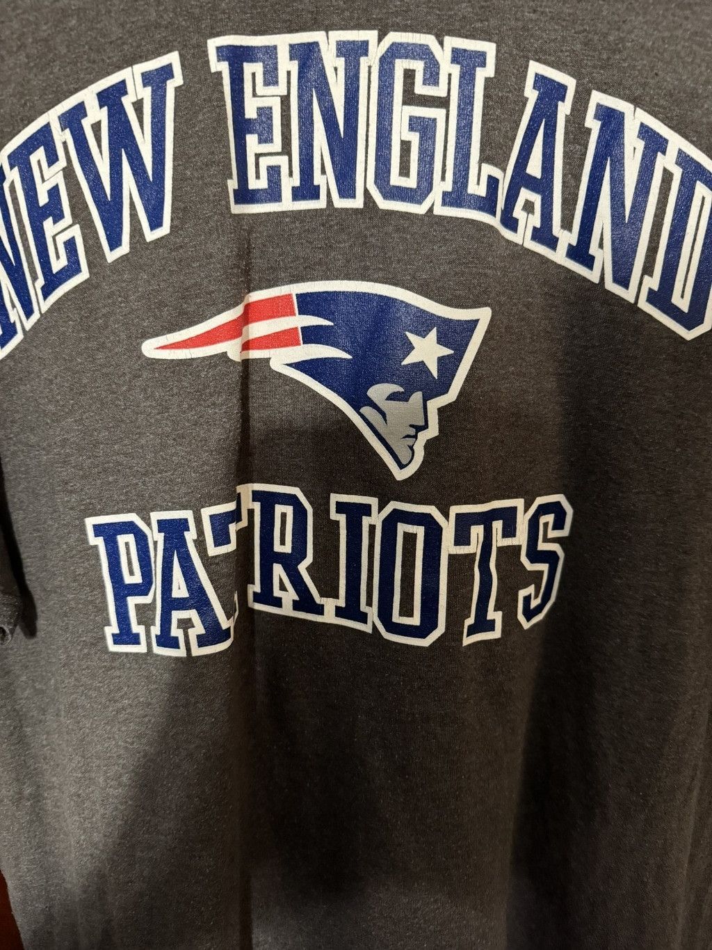 Majestic New England Patriots Majestic T-Shirt Men XL Gray T-Shirt Size US XL / EU 56 / 4 - 4 Thumbnail