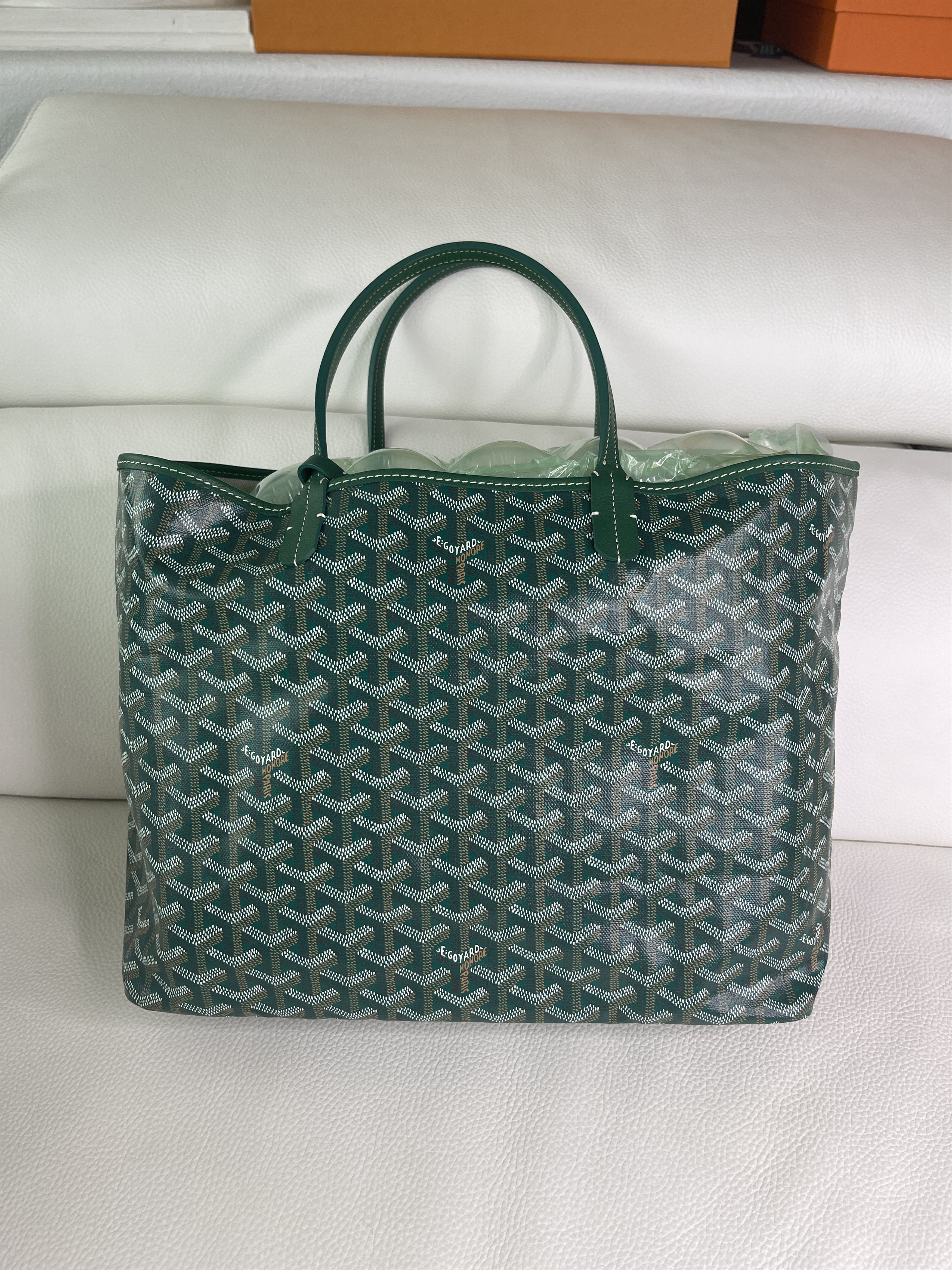 Goyard Green Goyard Saint Louis PM Reversible Tote Size ONE SIZE - 4 Thumbnail